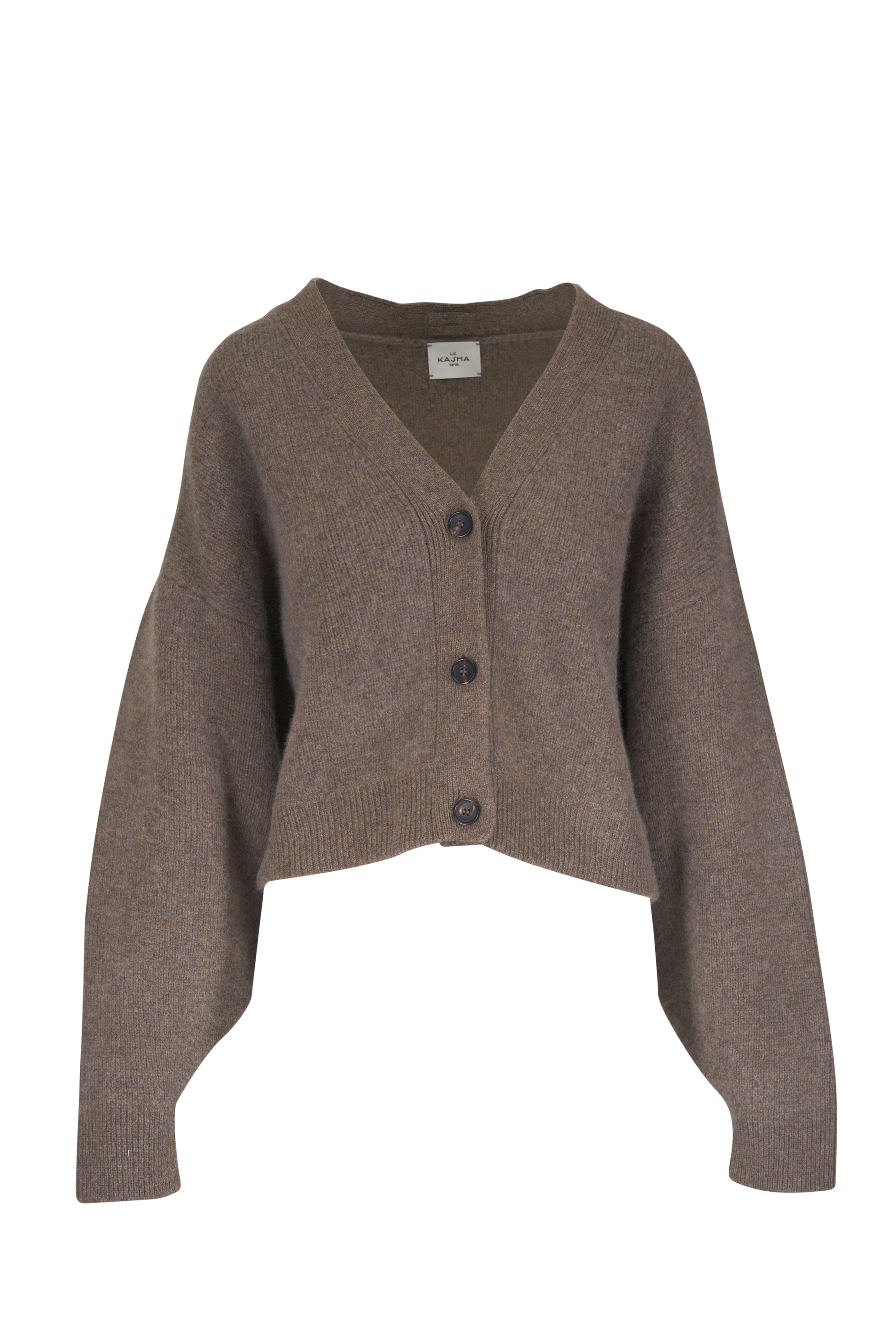 Le Kasha - Derios Olive Organic Cashmere Cardigan - view 3