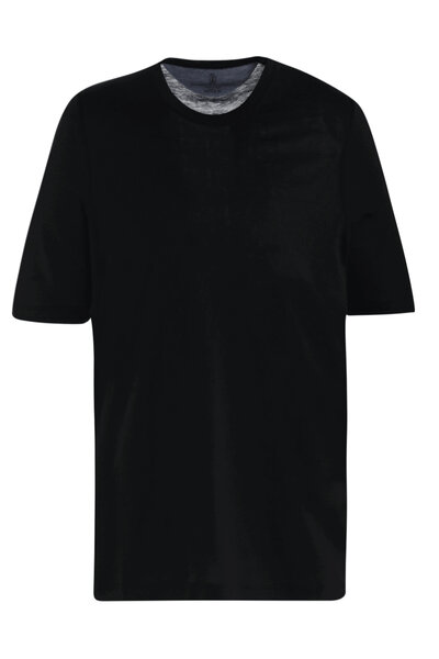 Brunello Cucinelli - Black Cotton Crewneck T-Shirt