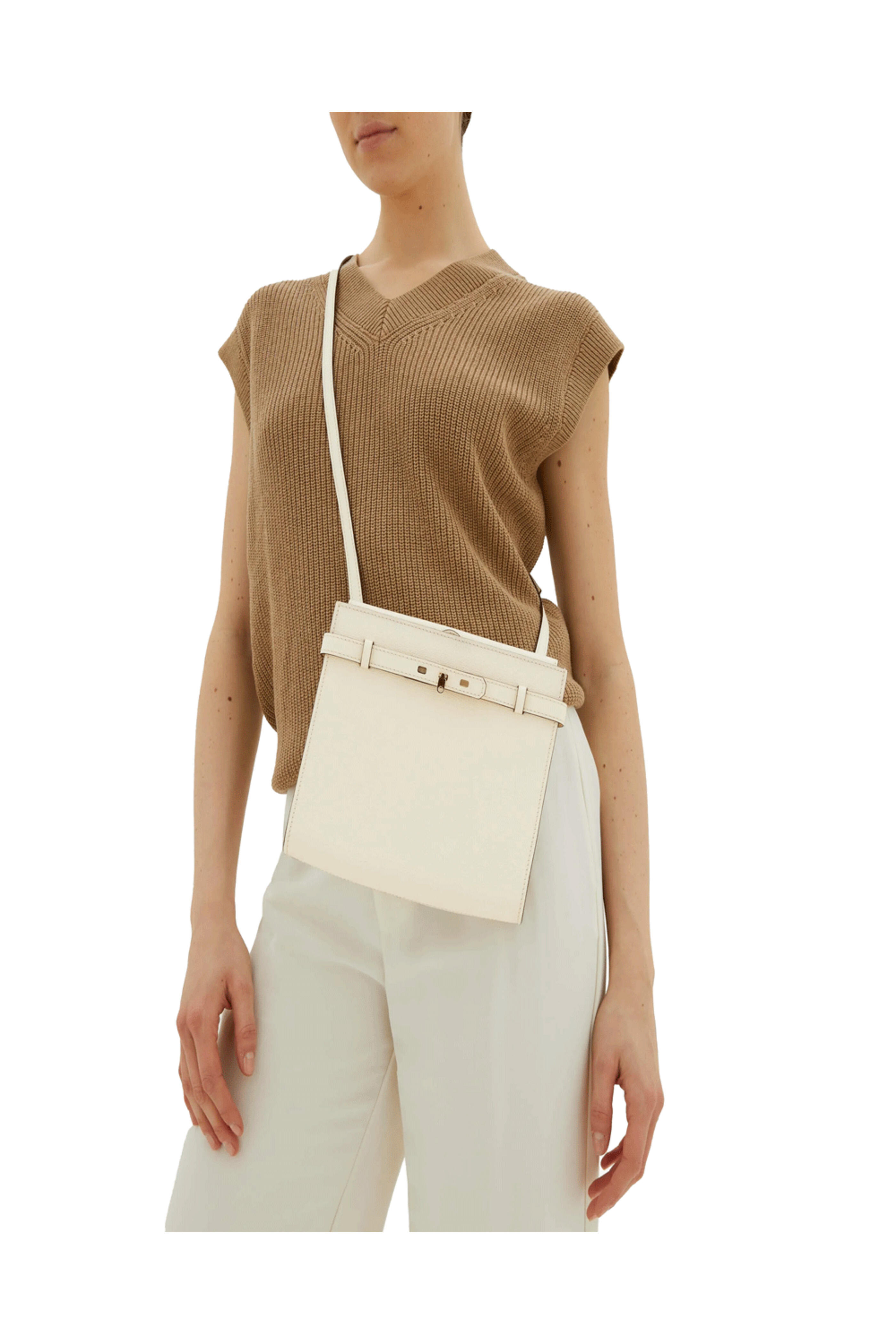 Valextra - Brera Crossbody in Pergamena