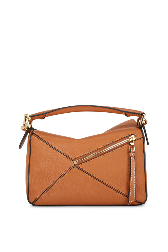 Loewe - Puzzle Light Caramel Leather Small Top Handle Bag