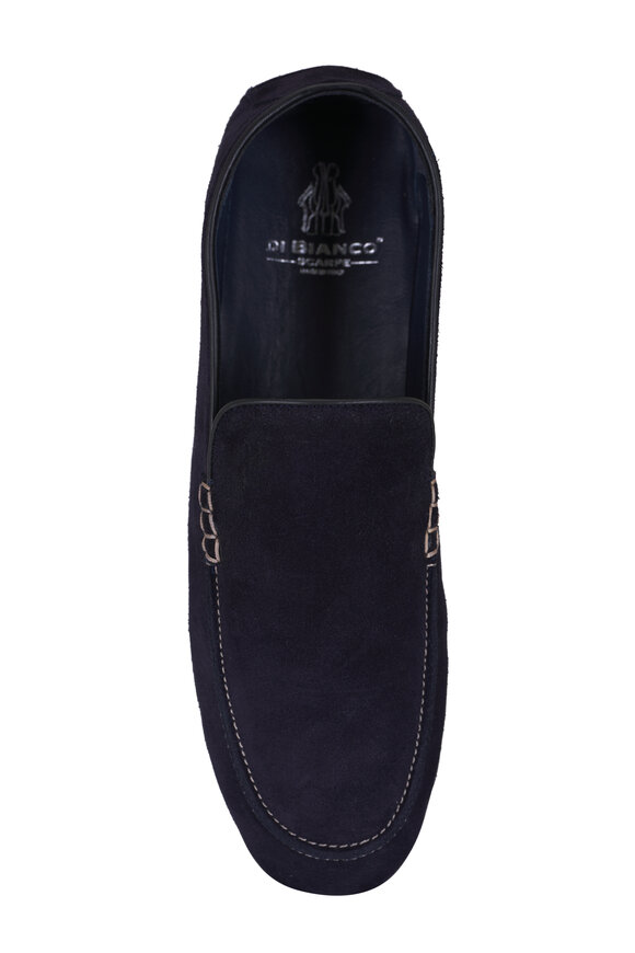 Di Bianco - Navy Blue Suede Slipper