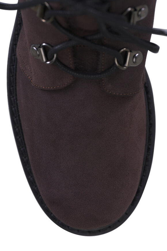 Aquatalia Eva Anthracite Suede Boot - view 5