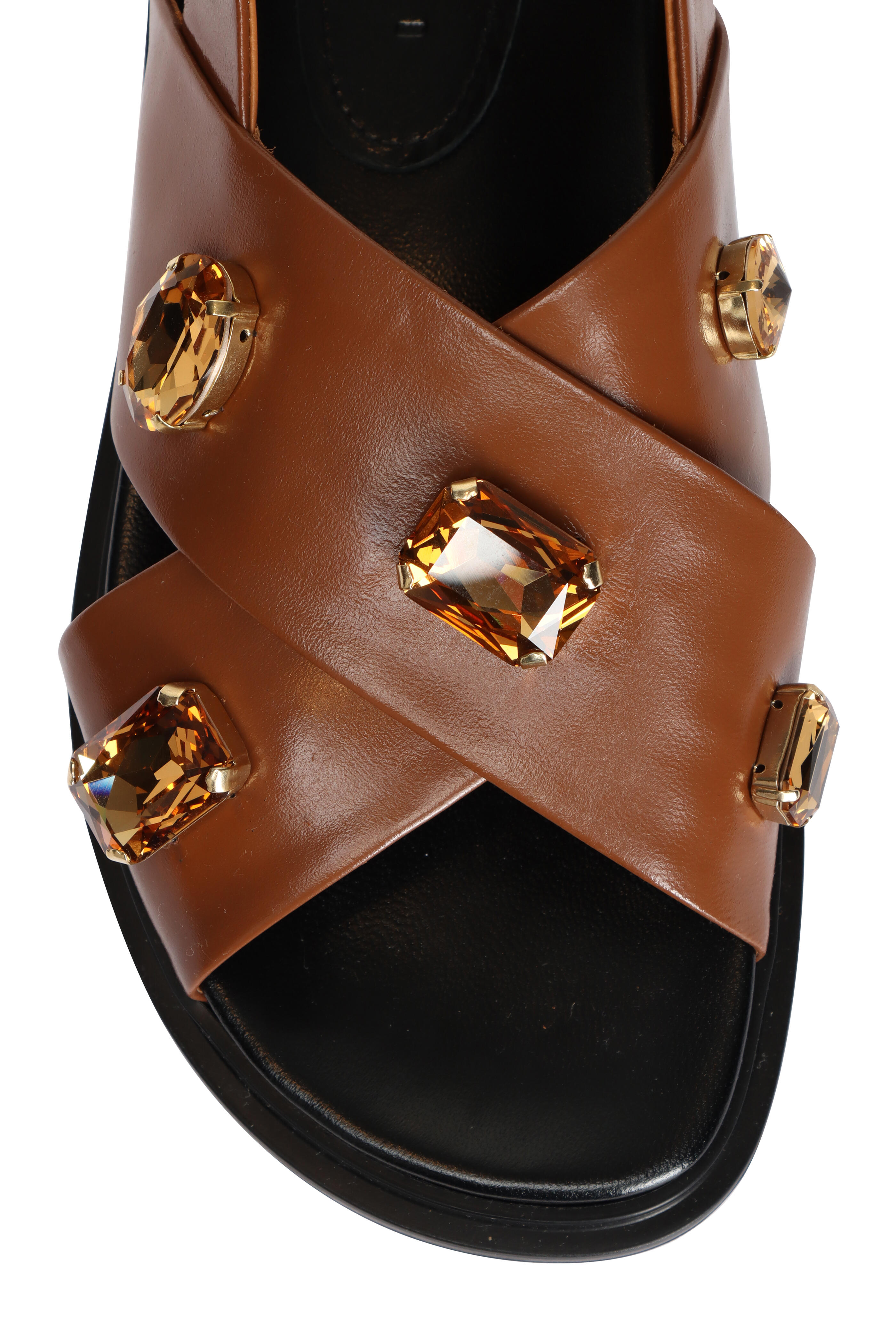 Marni - Fussbett Crystal Criss Cross Sandal