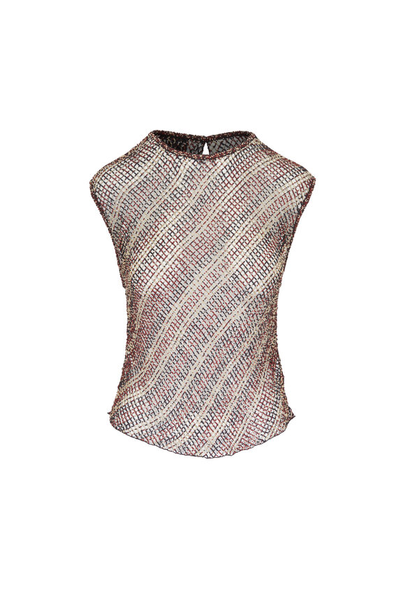 TWP Sable & Chicory Coffee Beaded Tank - view 1