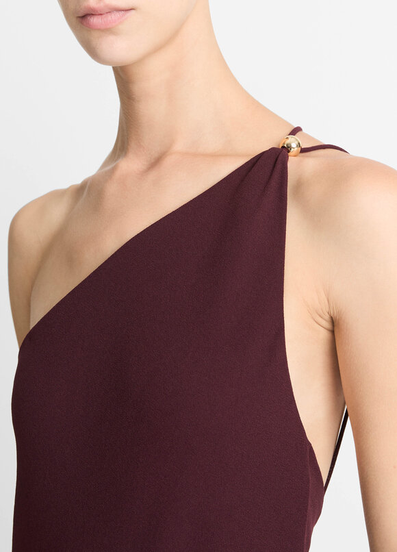 Vince - Cherry Night One Shoulder Dress