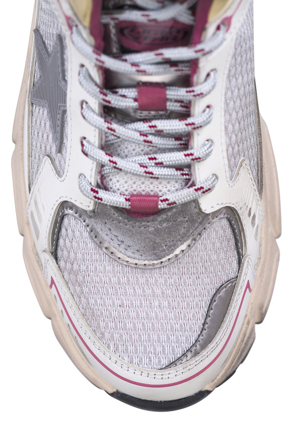 Golden Goose Lightstar White & Silver Sneaker - view 5