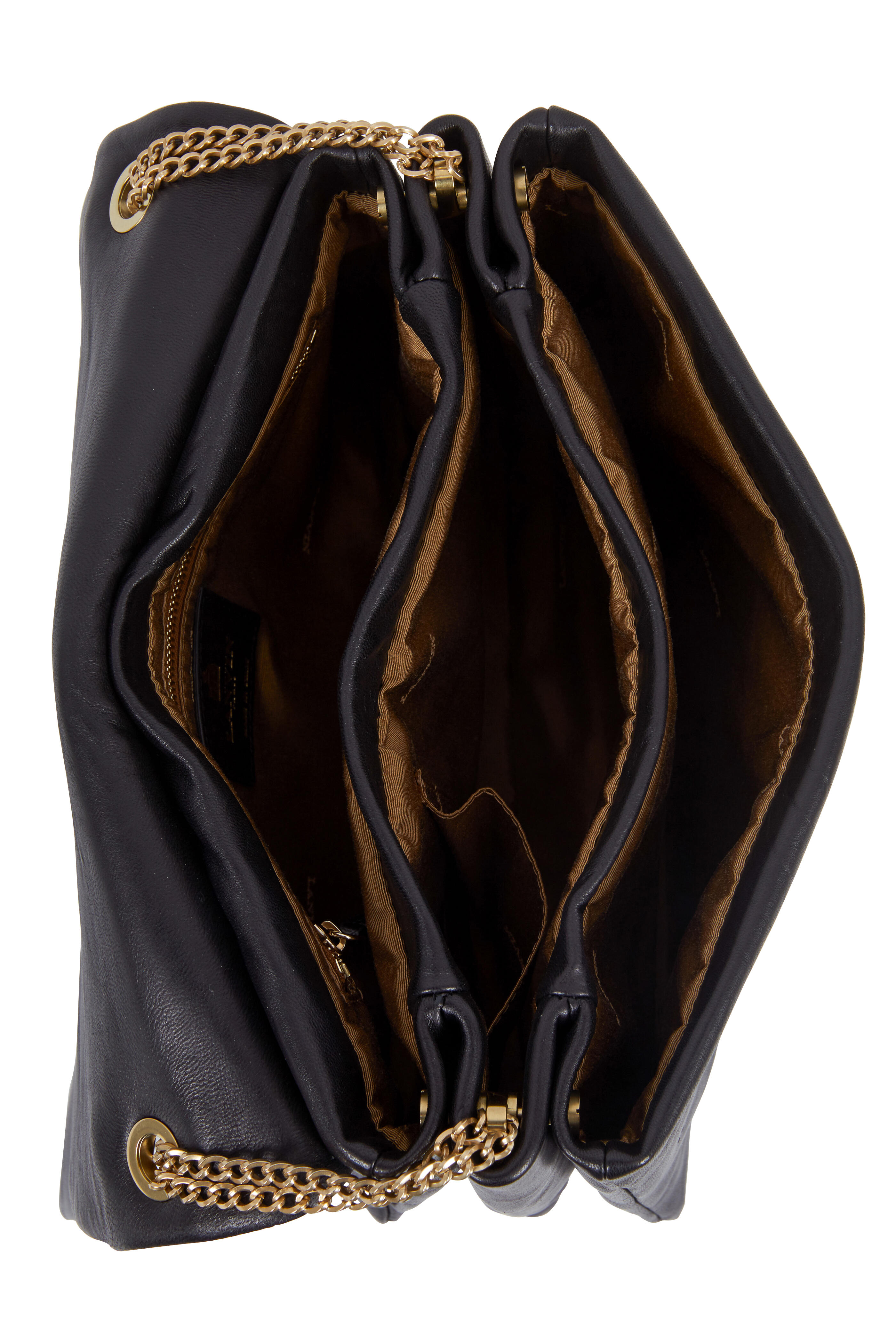 Lanvin - Sugar Black Leather Medium Shoulder Bag Lanvin - Sugar Black Leather Medium Shoulder Bag