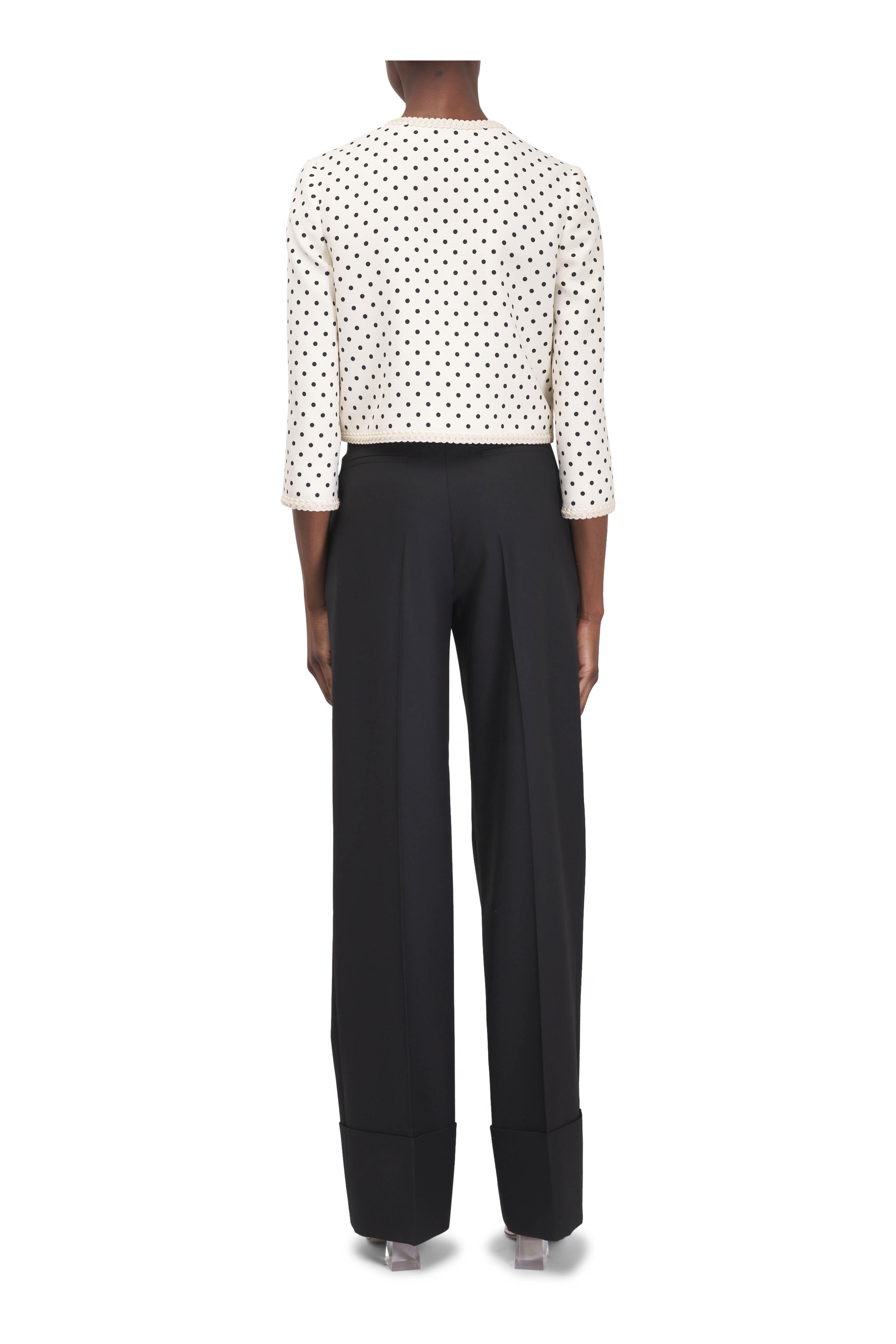 ◆完売必至◆【VALENTINO】ポルカドット ジャケット Valentino - Black & White Polka Dot Jacket | Mitchell Stores