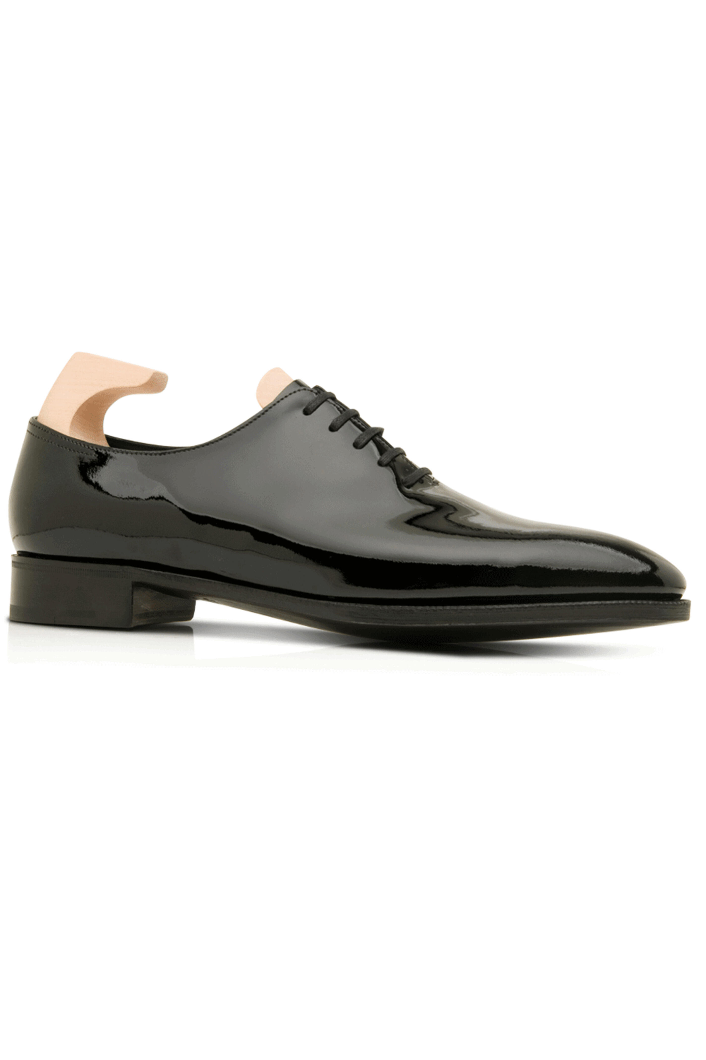 John Lobb - Marldon Patent Formal Shoe in Black | Mitchell