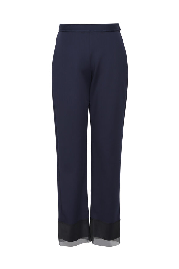 Marie Saint Pierre Sanute Deep Blue Slim Leg Pant