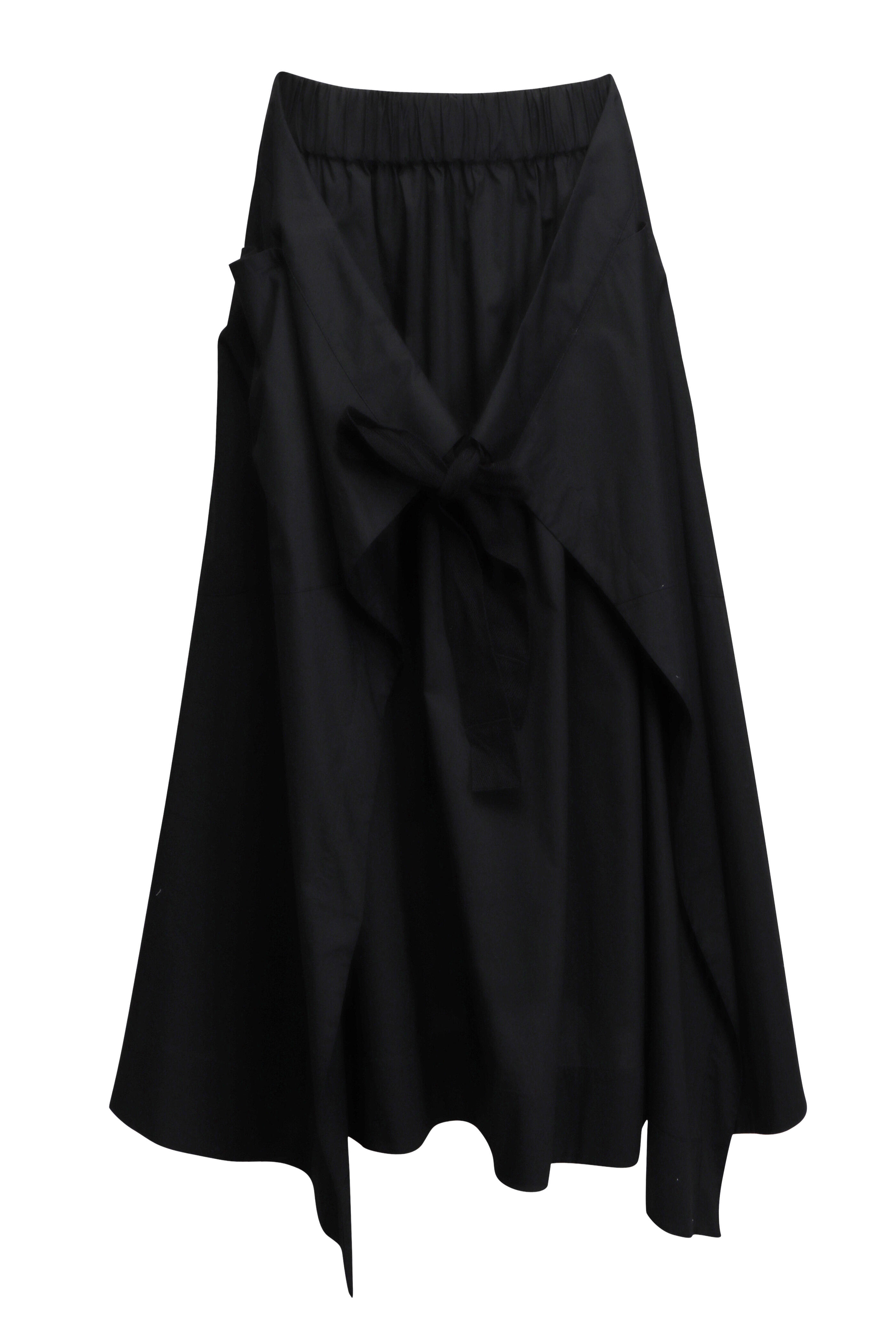 Lee Mathews - Wendy Black Tie Front Skirt