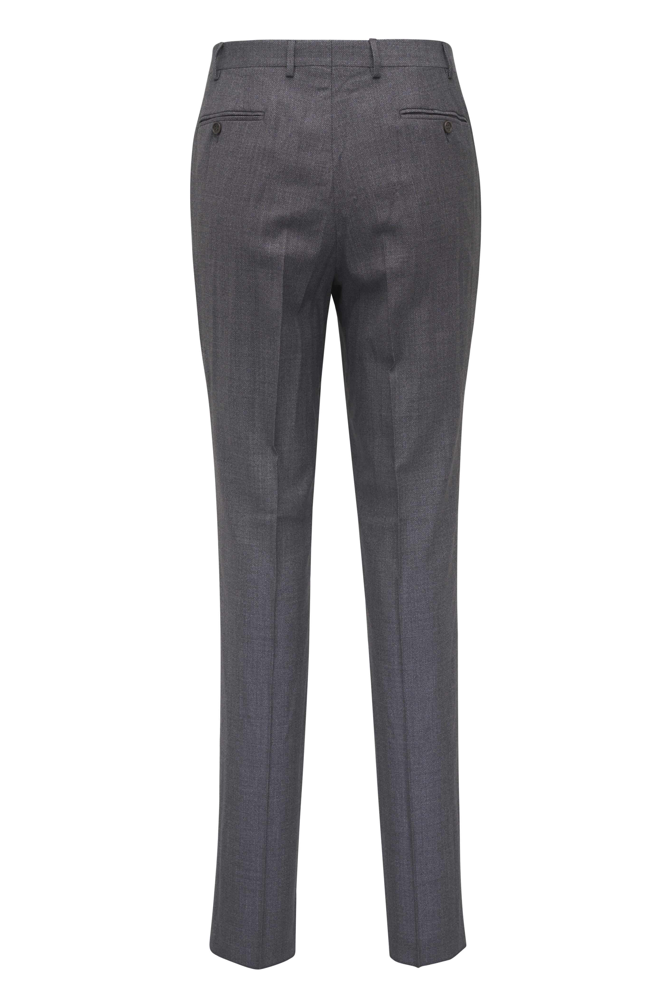 Canali - Medium Gray Wool Trouser