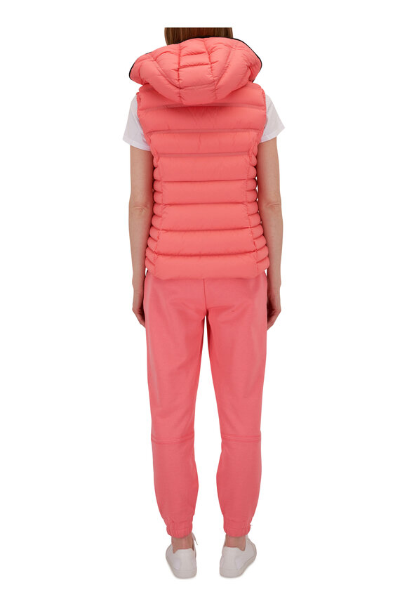 Moncler - Aliterse Pink Hooded Down Vest