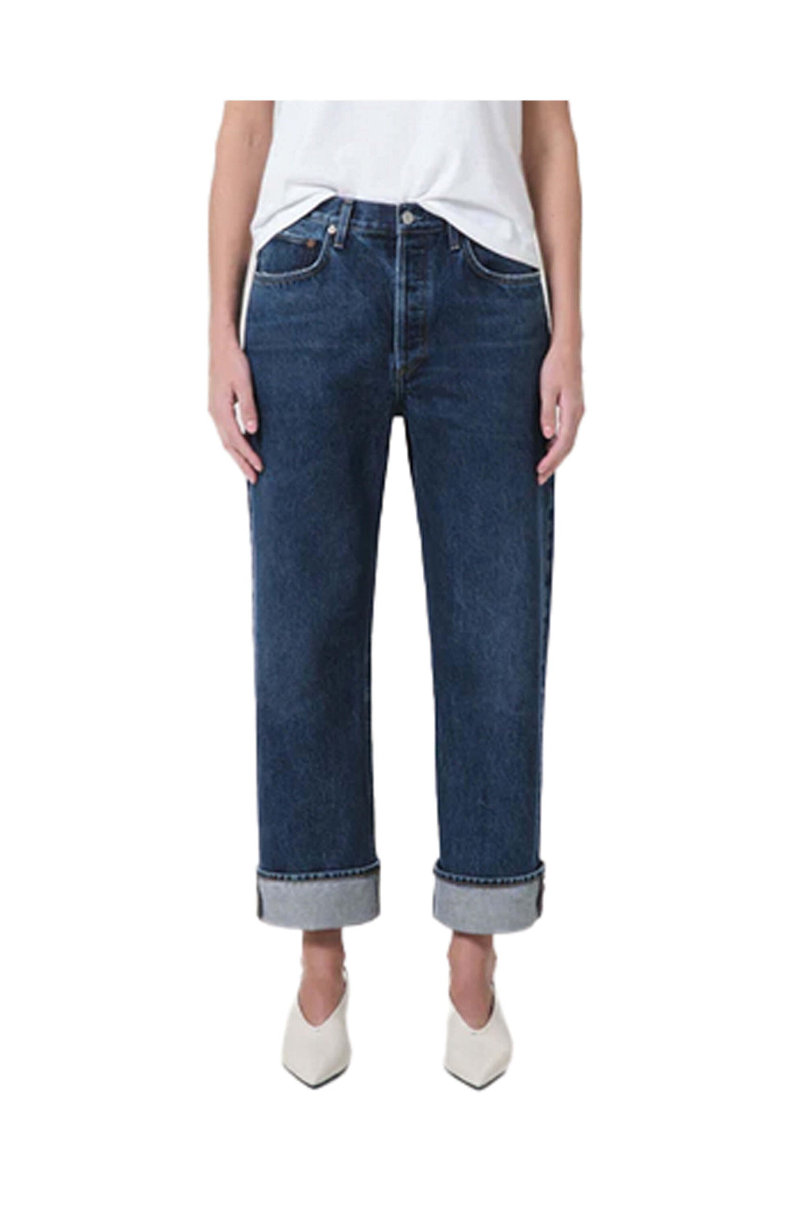 Agolde - Fran Low Rise Straight Jean in Enamour