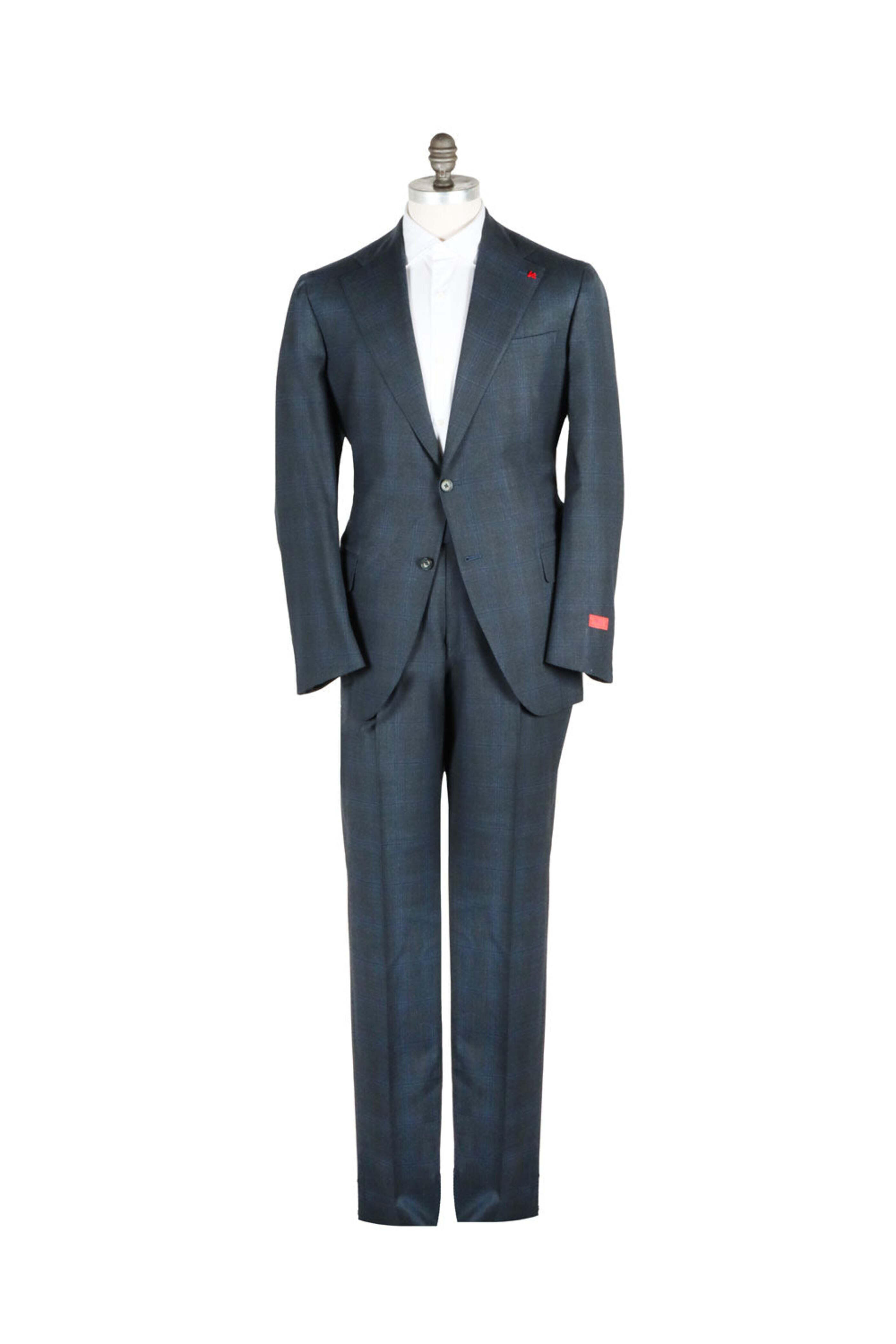 Isaia - Medium Blue Marechiaro Wool Suit