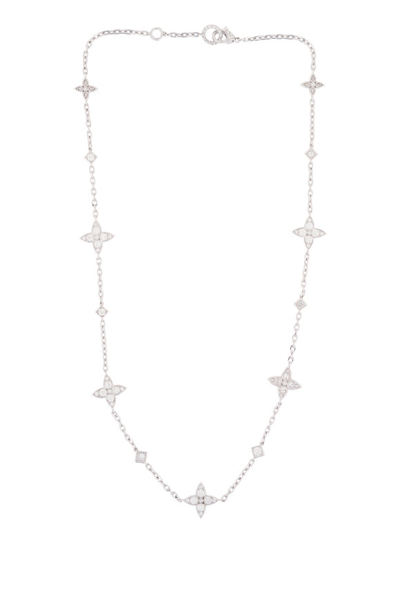 Mariani 18k White Gold Diamond Lucilla Choker - view 1
