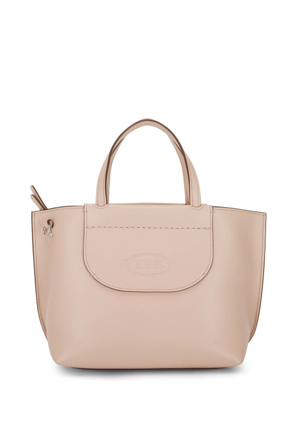 Tod's - Manici Blush Leather Mini Tote