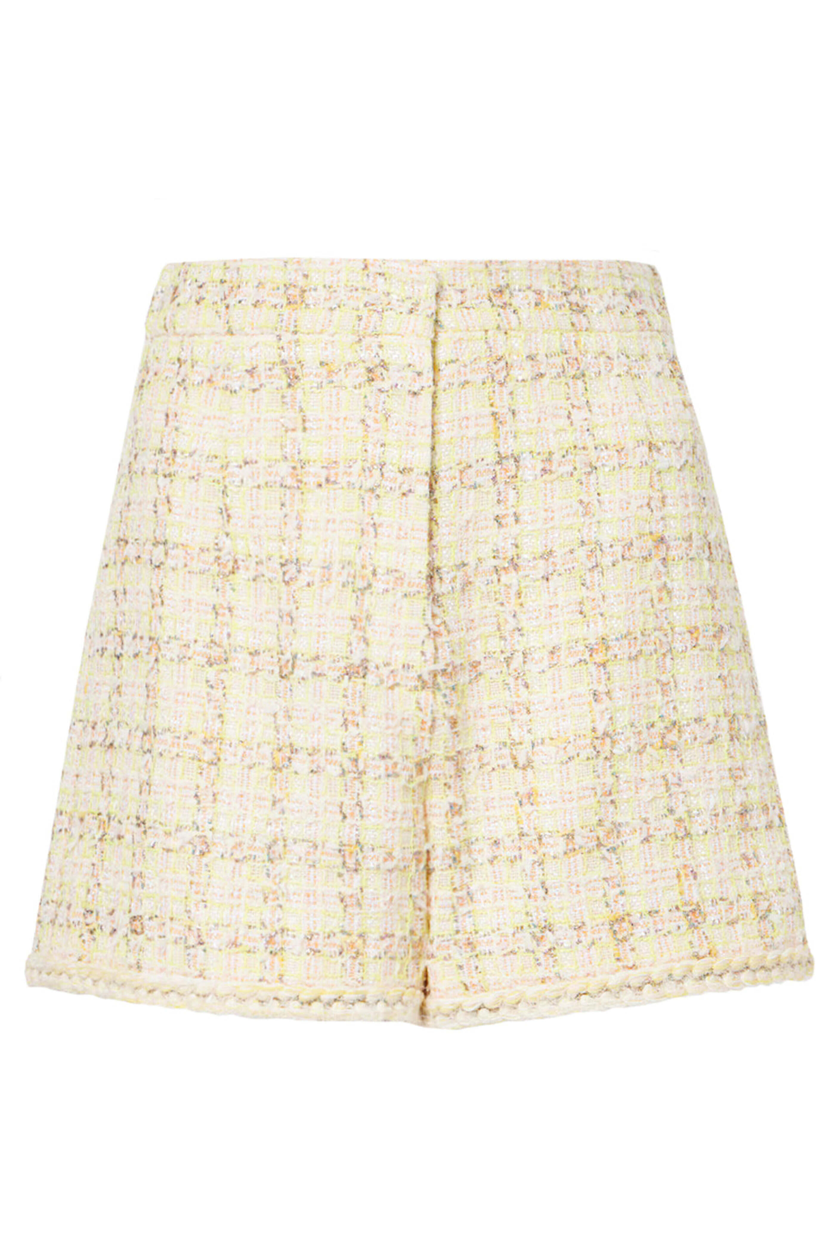 Giambattista Valli - Yellow Boucle Tweed Short