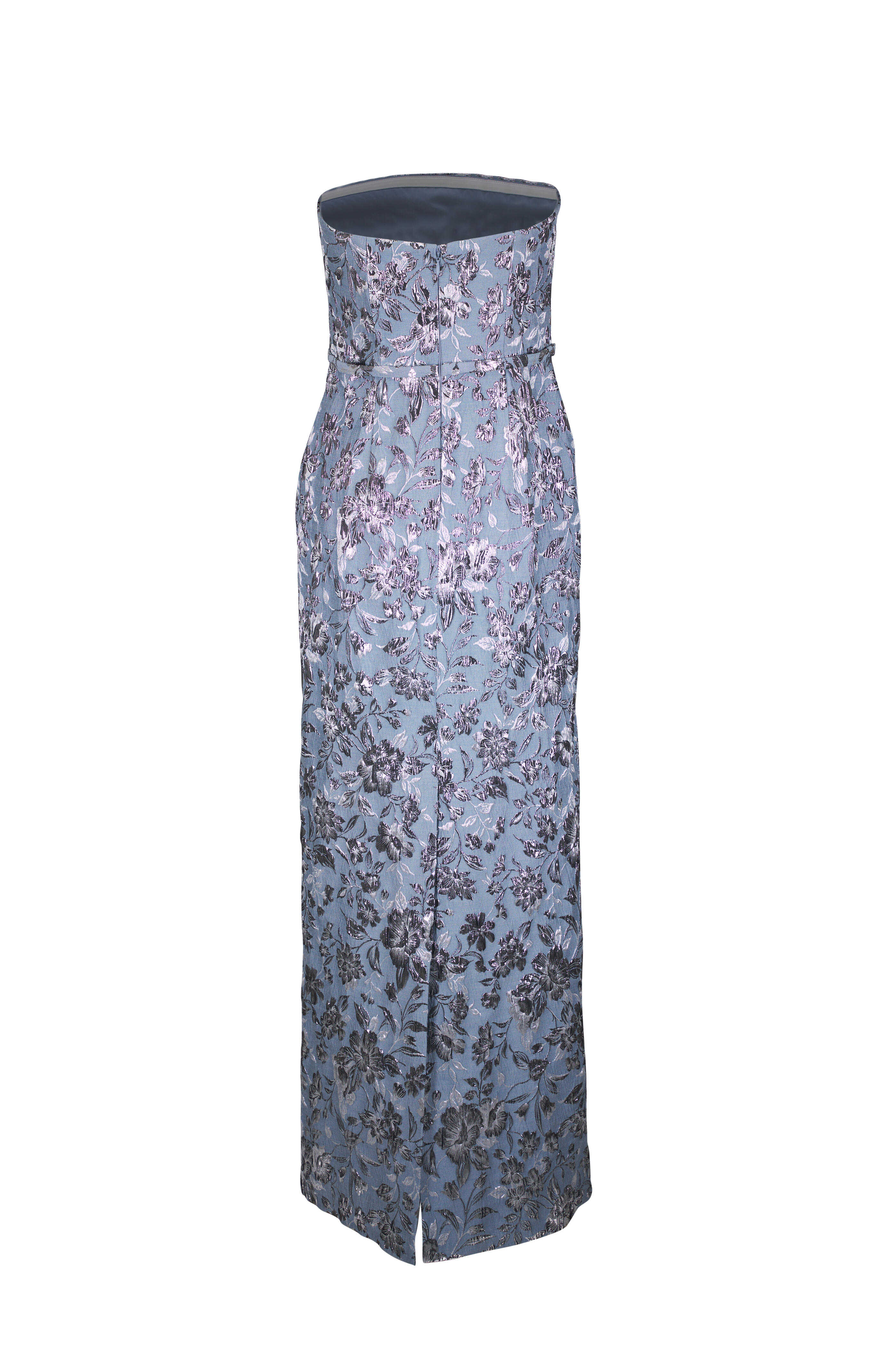 Sachin + Babi - Sophia Metallic Cloque Gown