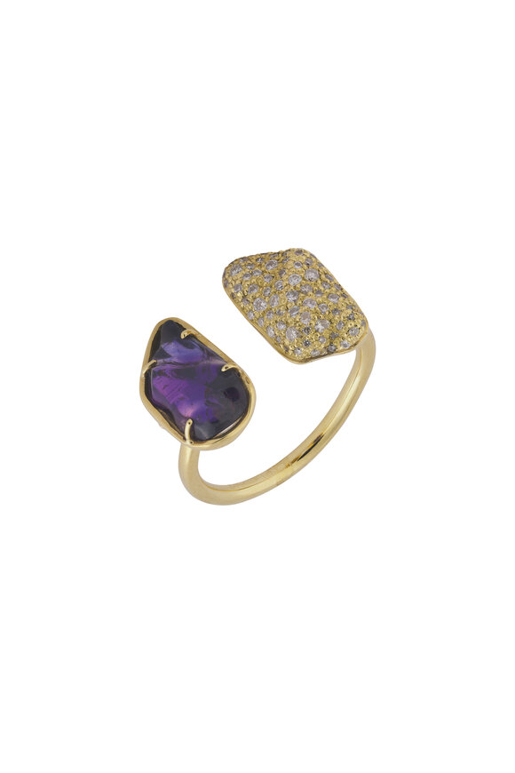 Kimberly McDonald Purple Sapphire Finger Cuff