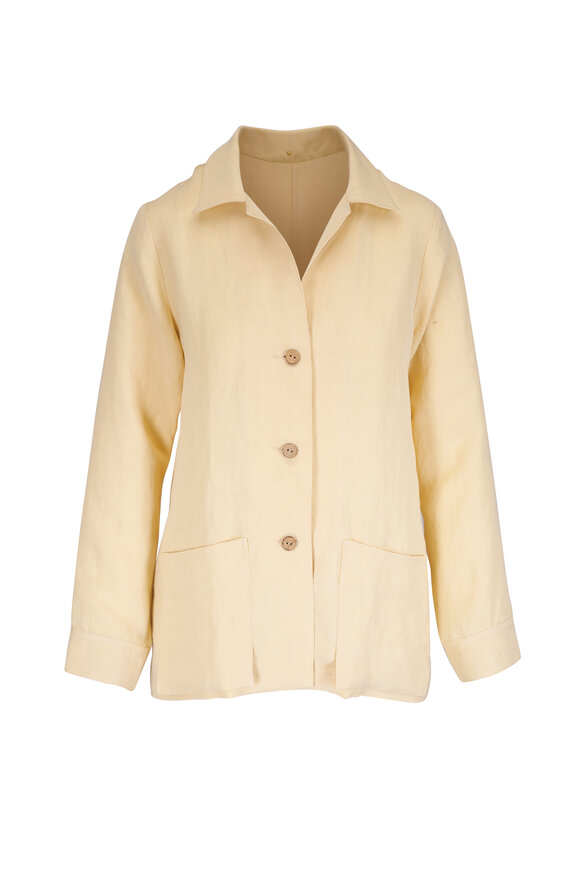 Peter Cohen Neutral Shirt Jacket