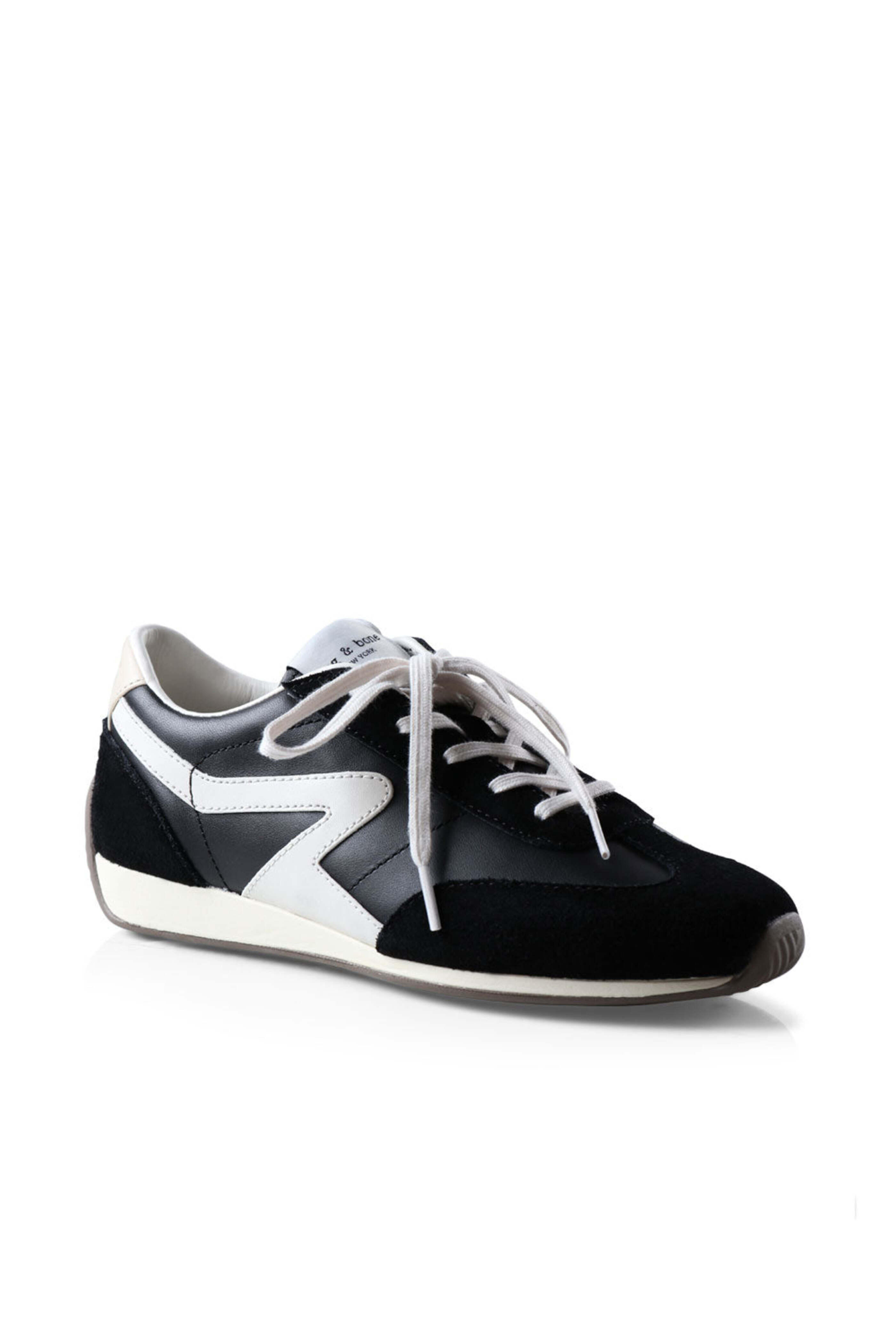 Rag & Bone - Retro Runner Slim Sneaker in Black