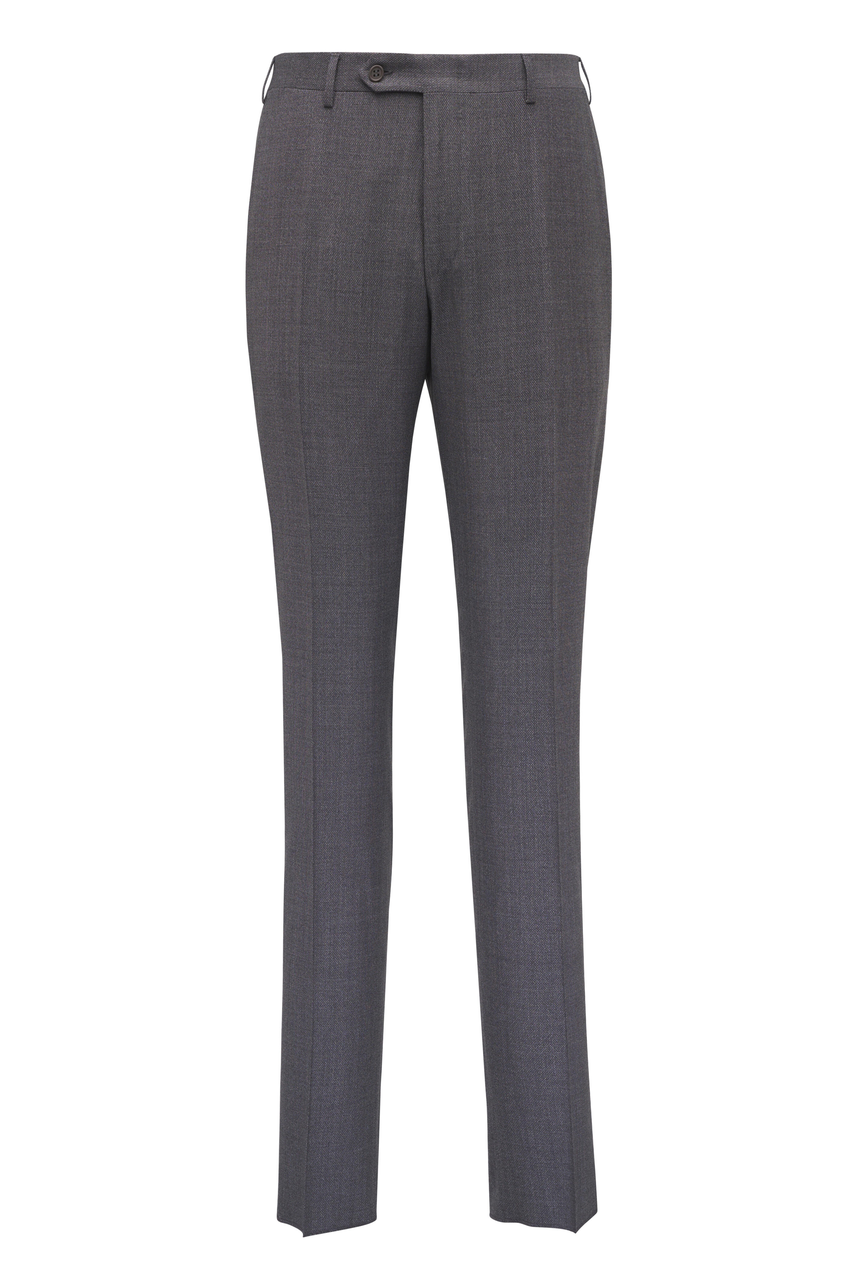 Canali - Medium Gray Wool Trouser