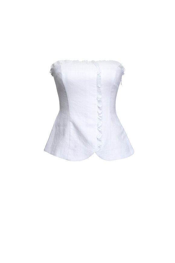 Posse Pty Florence Ivory Strapless Top - view 1