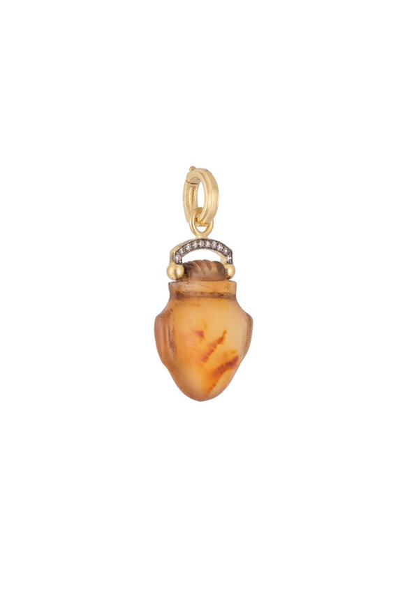 Sylva & Cie Egyptian Heart Pendant - view 2