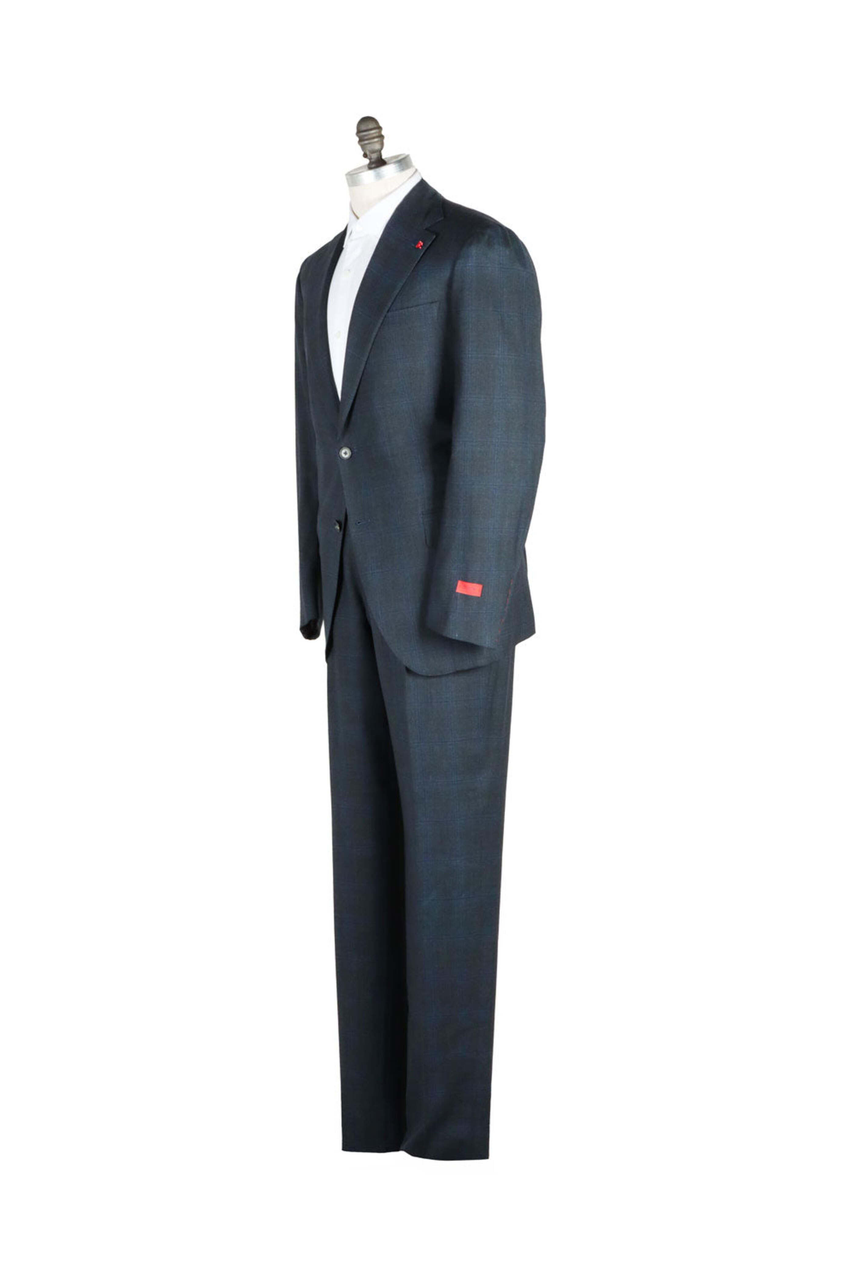 Isaia - Medium Blue Marechiaro Wool Suit