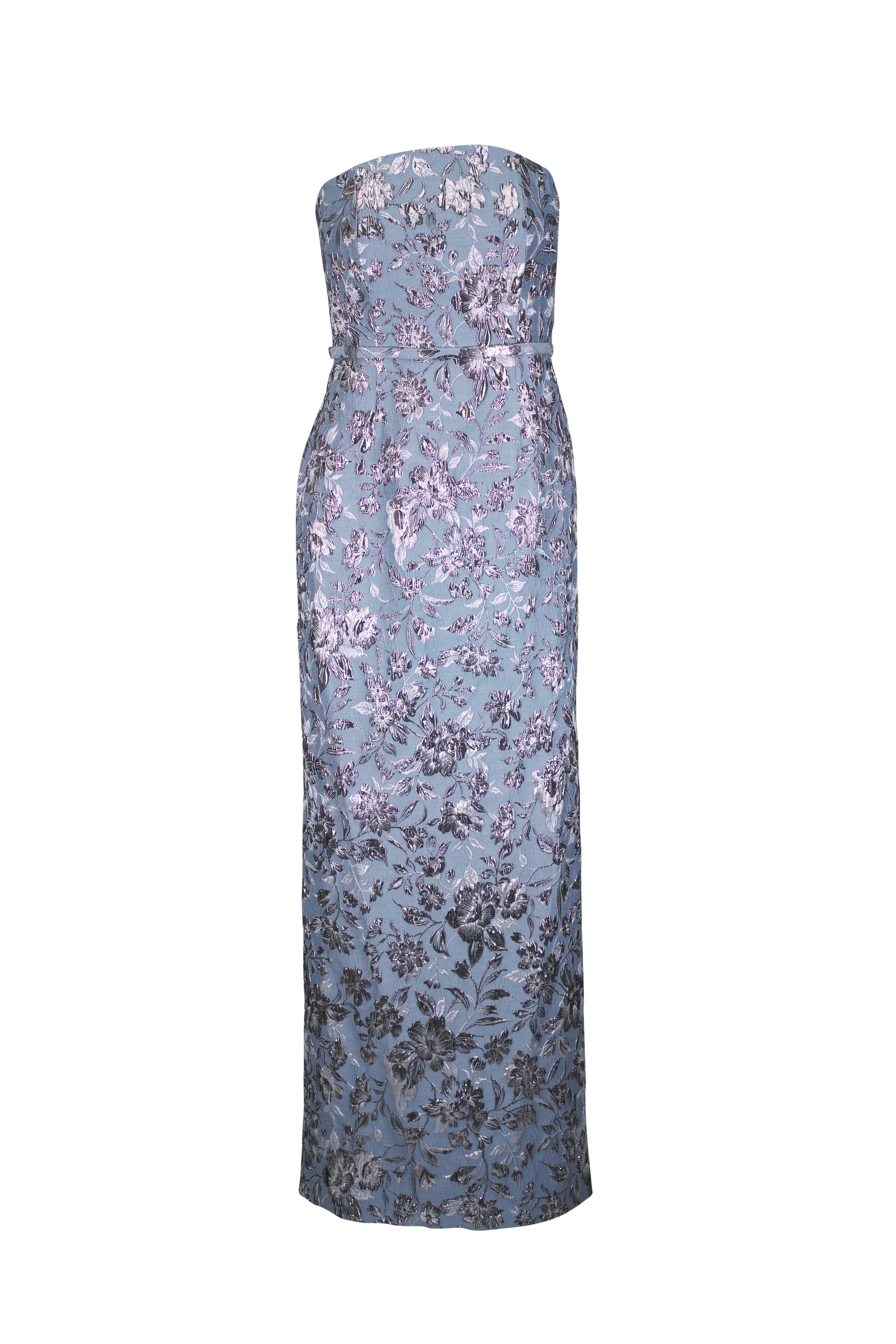 Sachin + Babi - Sophia Metallic Cloque Gown
