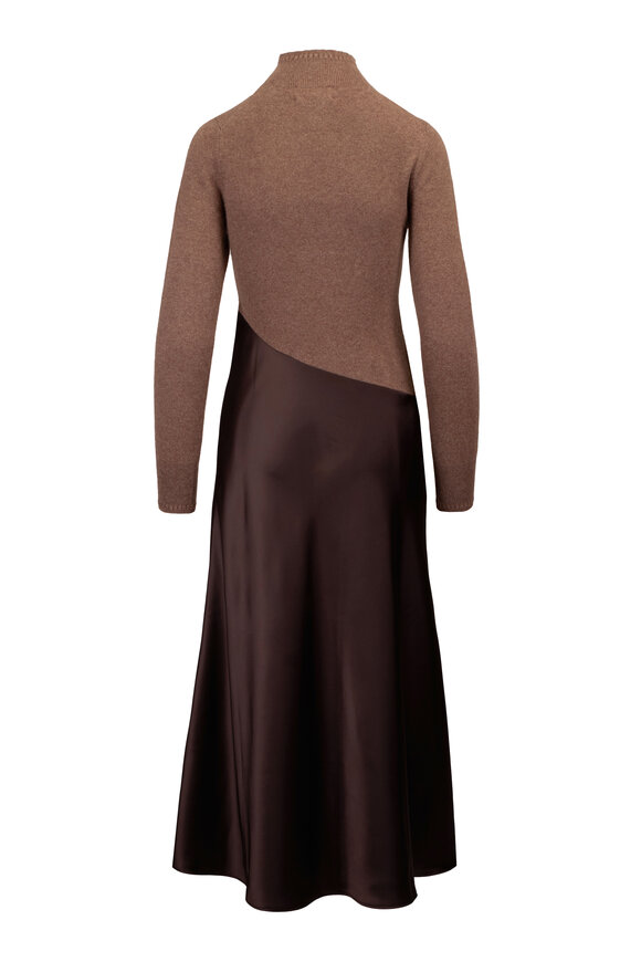 Tanya Taylor Vera Fig Turtleneck Midi Dress - view 2
