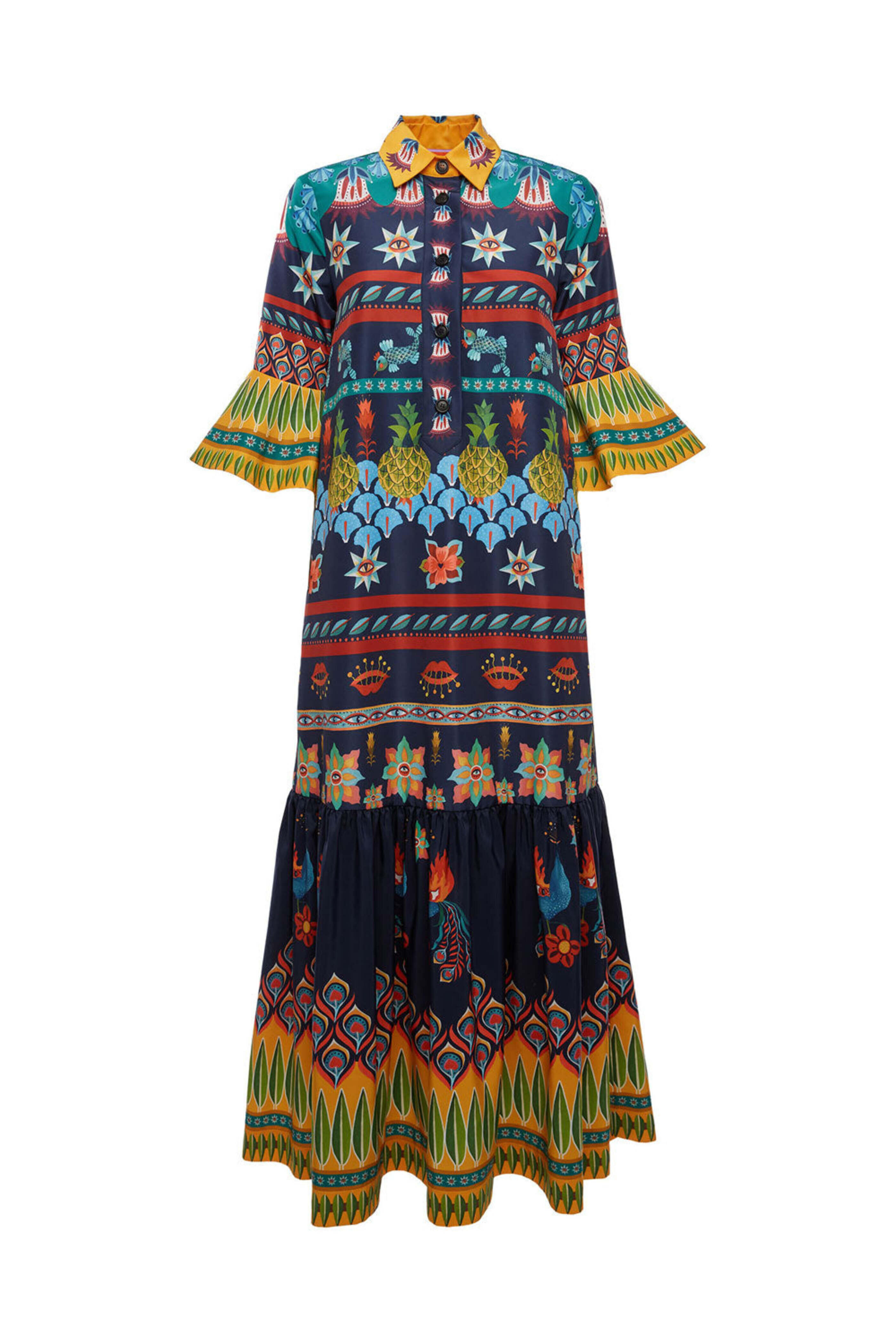 la double j dress Swing Dress in Lilium Turchese for Women