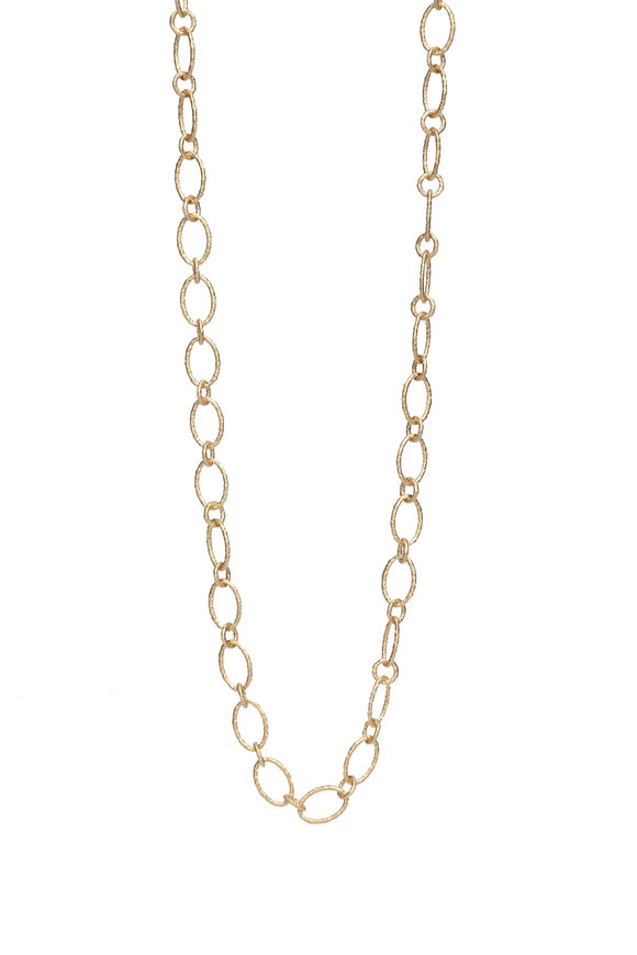 Coomi Gold Rubber Band Link Necklace