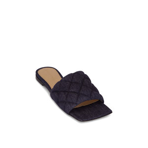 hidehidehide 　Bottega Veneta BOTTEGA VENETA Denim Maxi Intrecciato Padded Cassette High