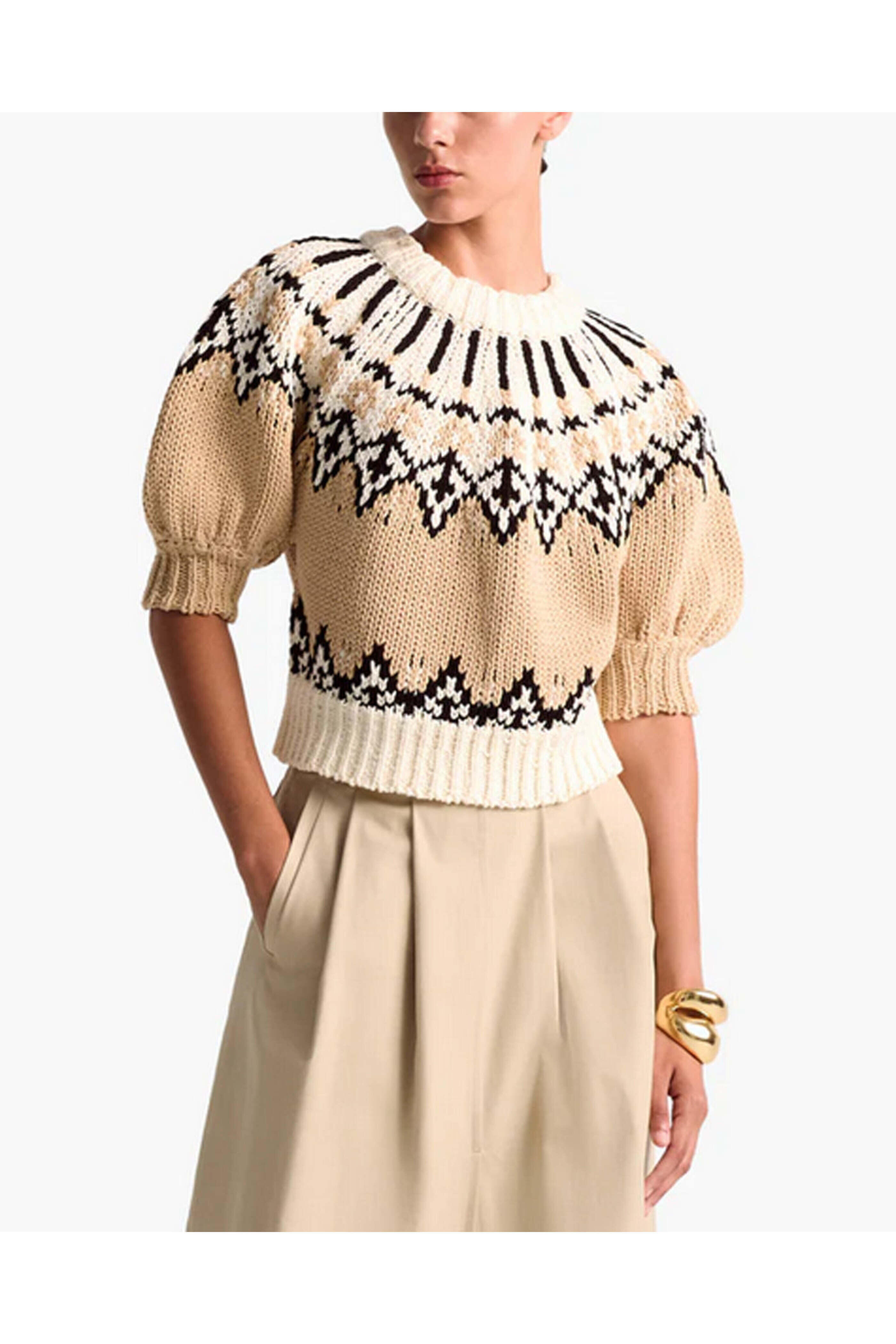 Altuzarra - Ivory Fair Isle Marty Sweater