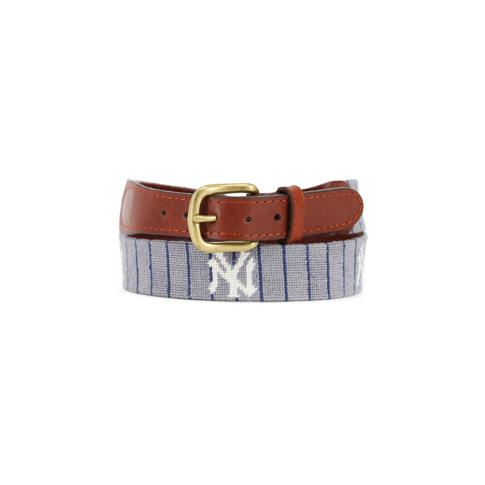小物 Smathers & Branson New York Yankees Belt New York Yankees Belt (Classic Navy) – Smathers & Branson