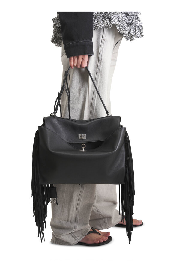 Balenciaga Medium Rodeo Black Leather Handbag - view 2