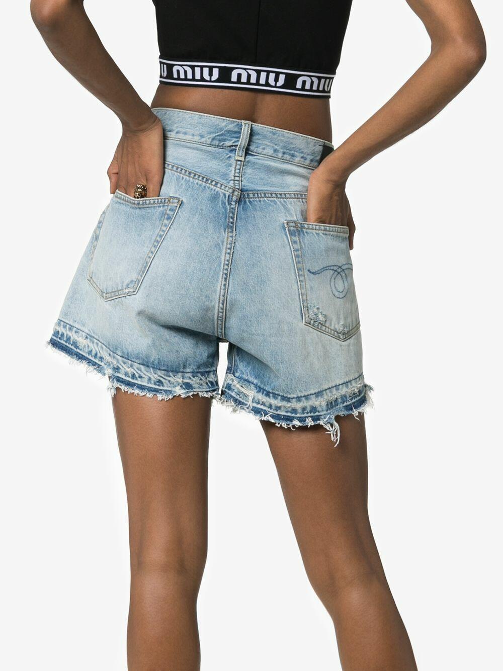 R13 - Crossover Tilly With Let Down Hem Jean Short