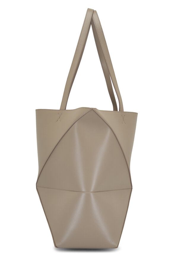 Loewe - Medium Puzzle Fold Sand Leather Tote