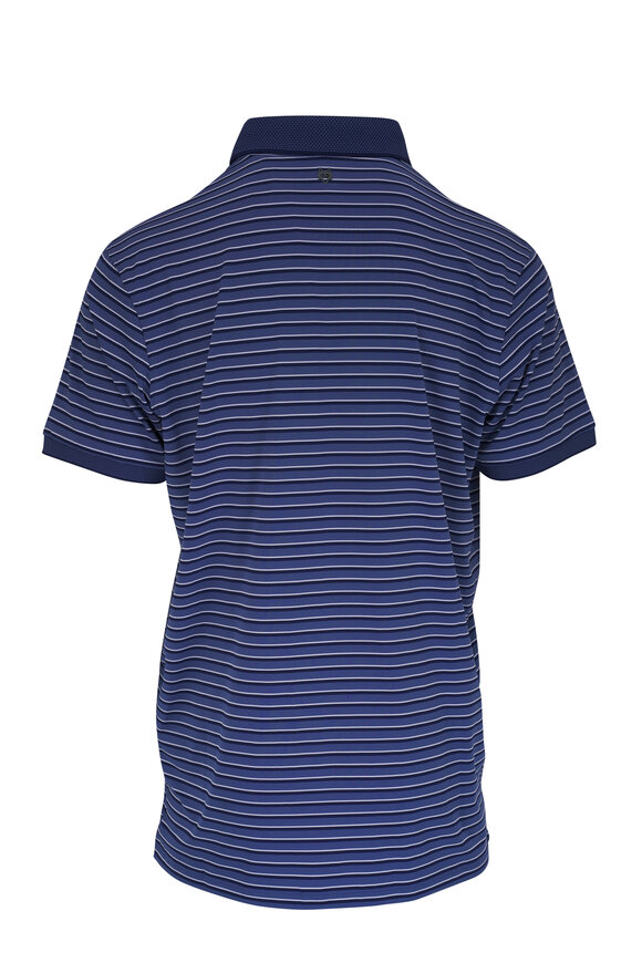 Greyson - Falcon Caswell Blue Striped Polo