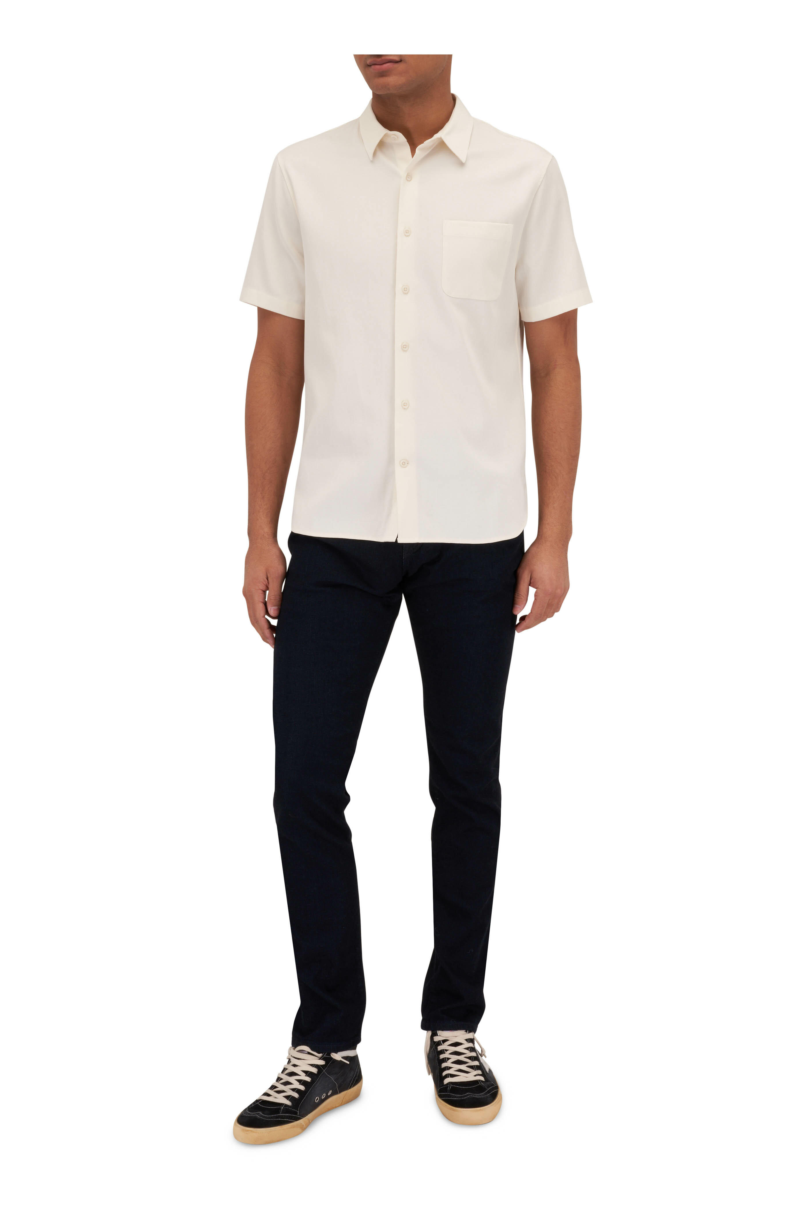 Vince - Vacation Bone Short Sleeve Shirt | Mitchell Stores