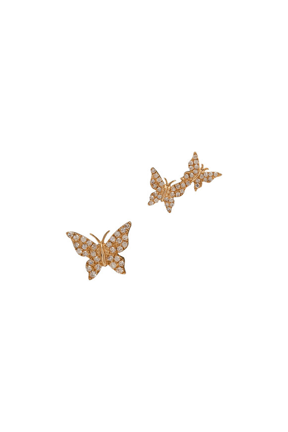 Kai Linz - Farrah Diamond Butterfly Mixed Set Earrings