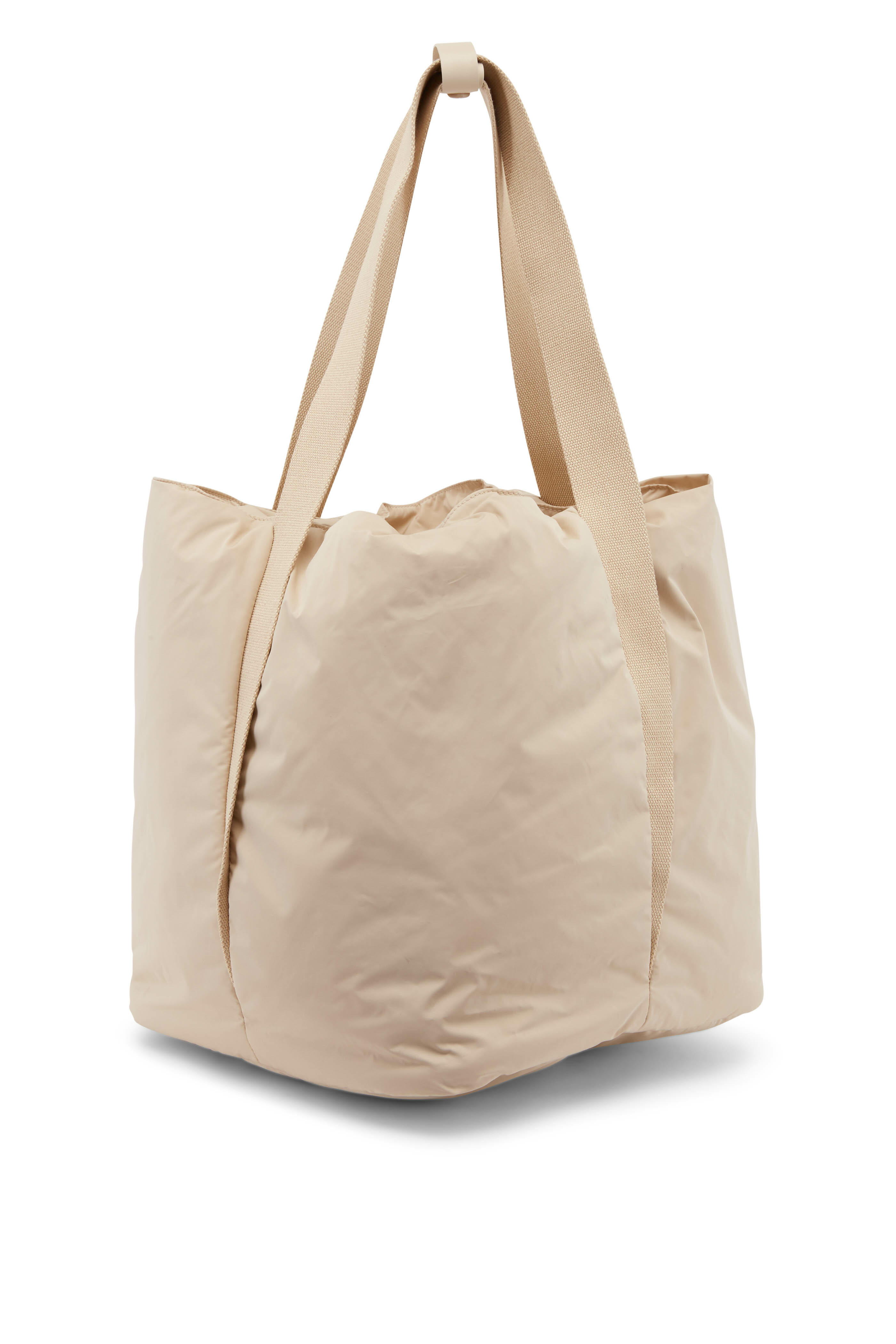 The Row - Drew Oatmeal Nylon Tote