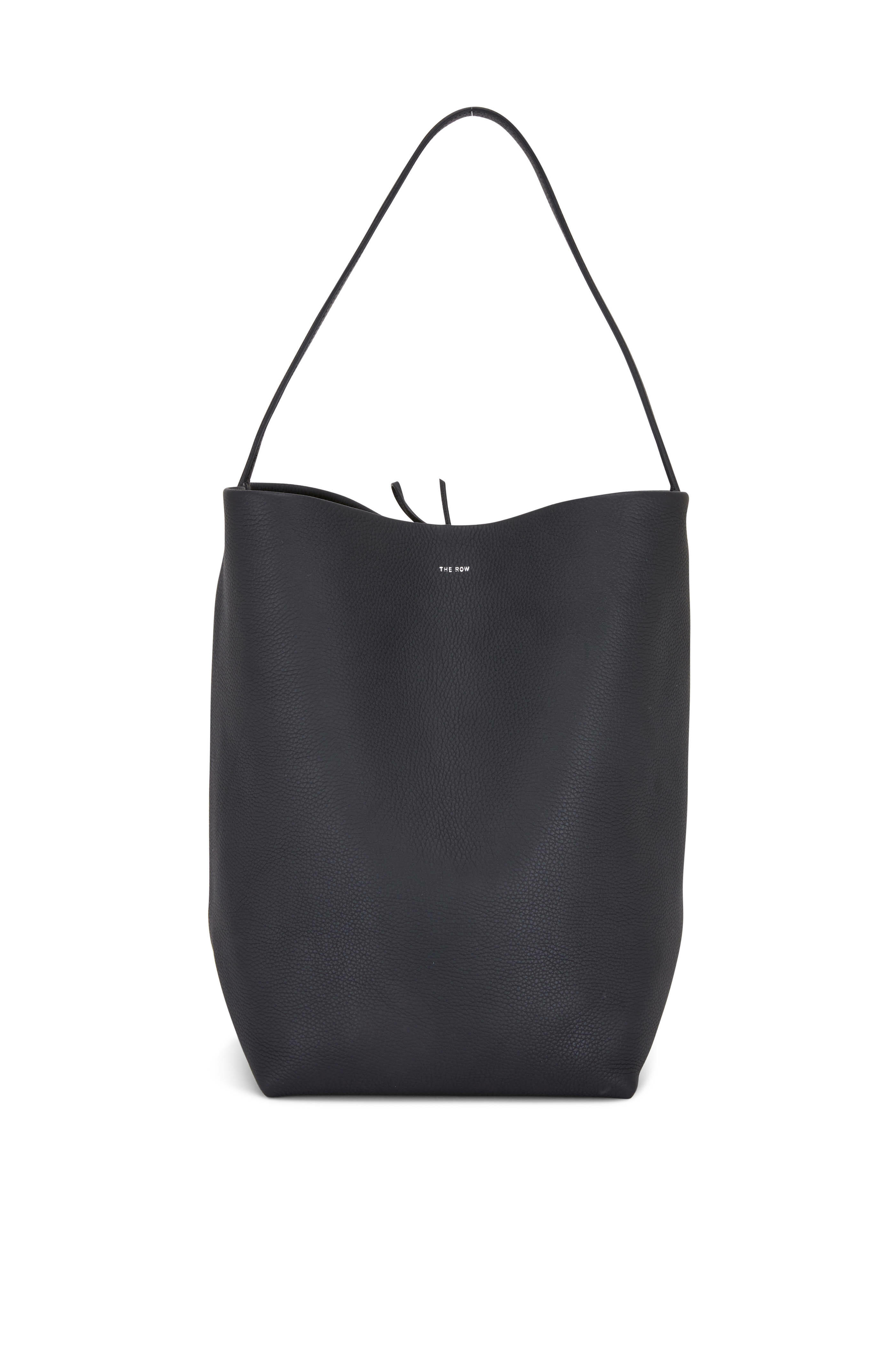 The Row - N/S Park Black Grained Leather Tote | Mitchell Stores