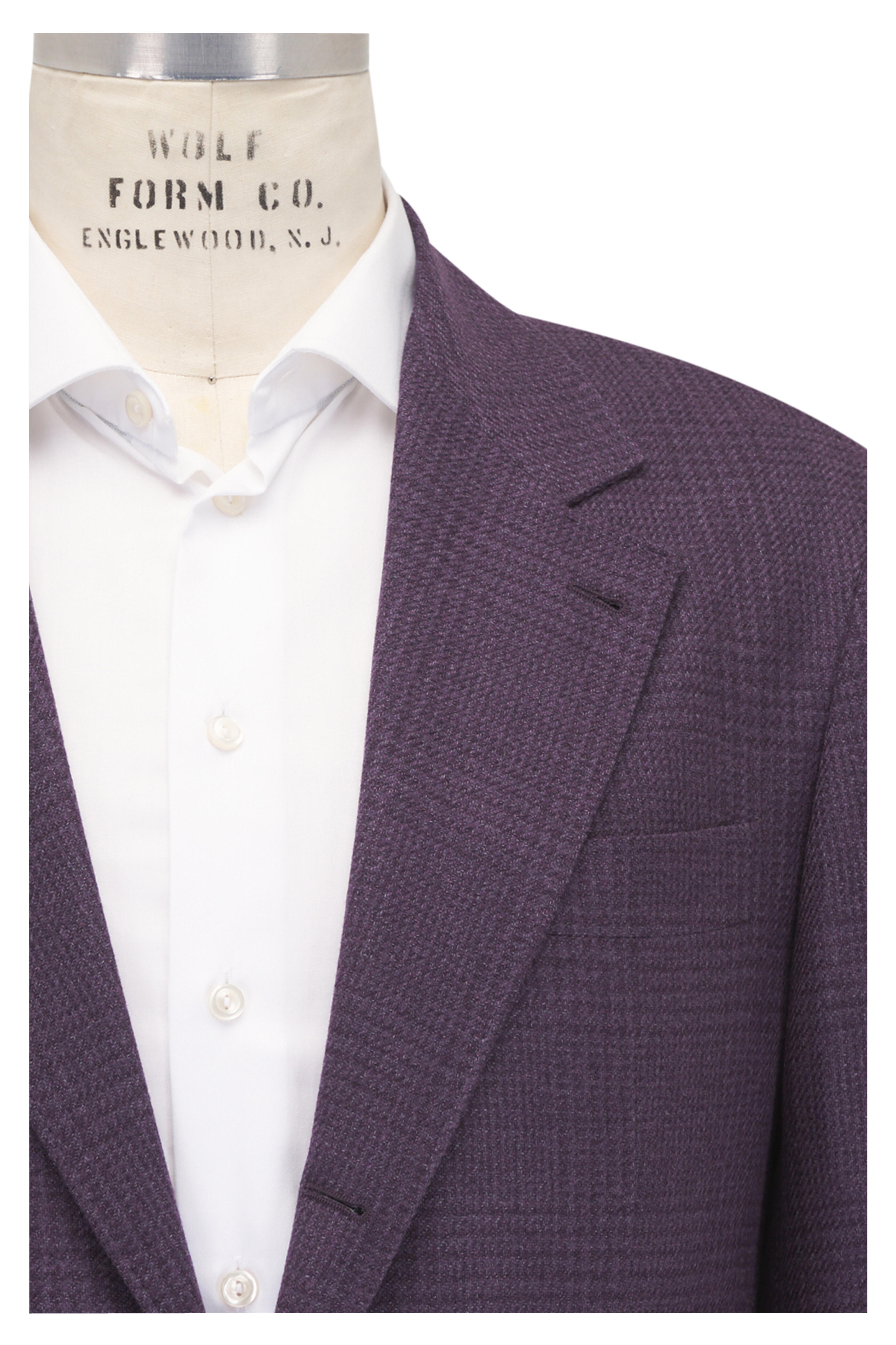 Brunello Cucinelli - Dark Burgundy Wool, Cashmere & Silk Sportcoat