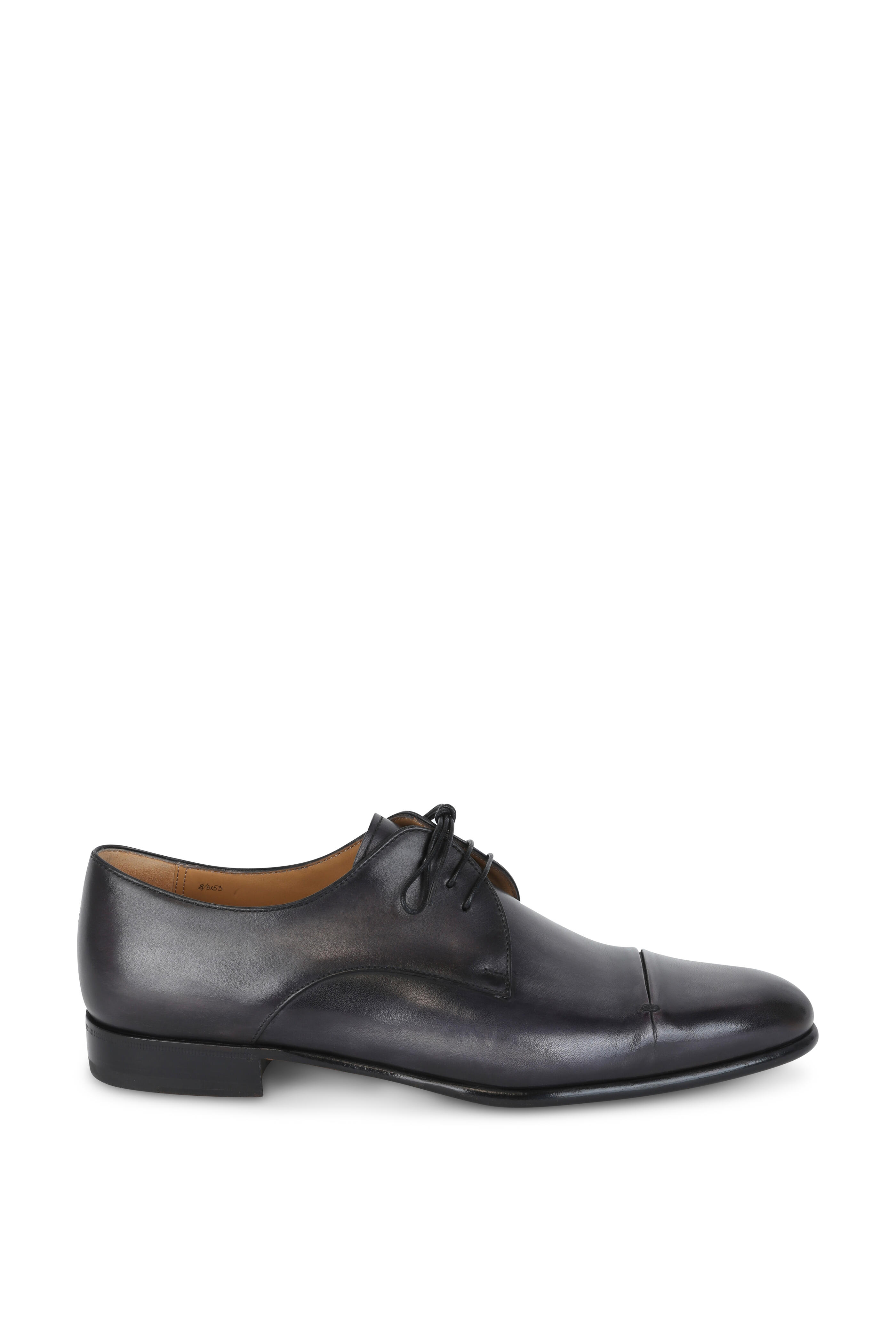 Berluti - Gaspard Galet Nero Grigio Leather Derby