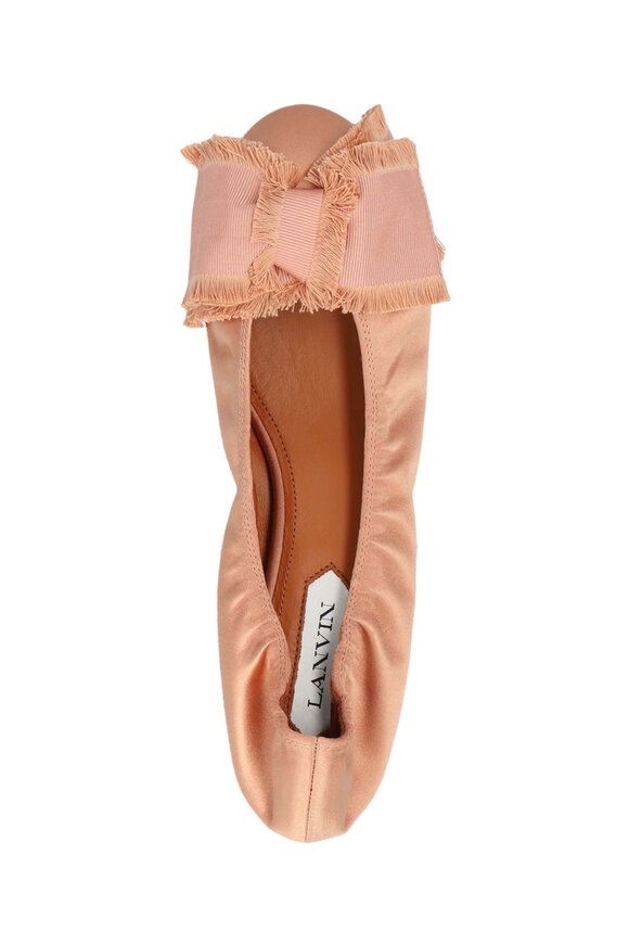 Lanvin Blush Bow Detail Ballet Flat - view 4