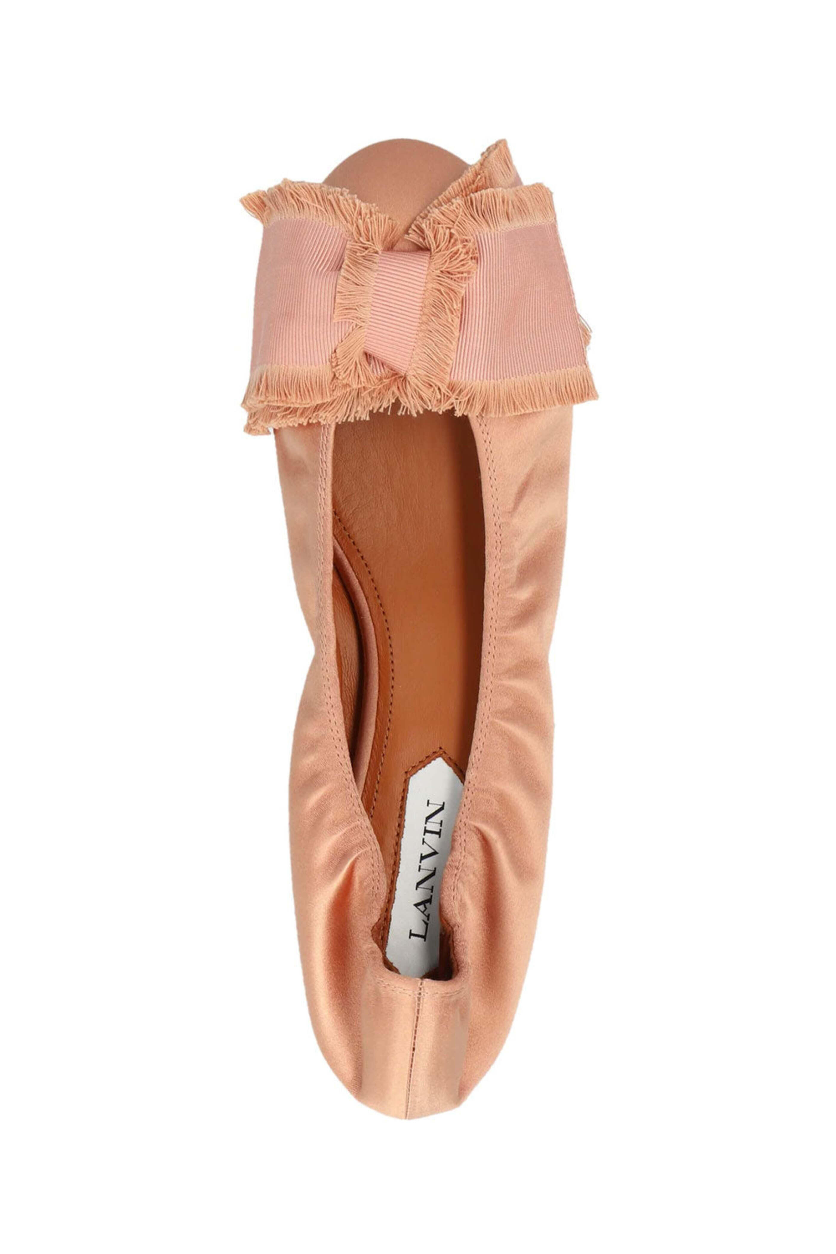 Lanvin - Bow Detail Ballet Flat in Blush