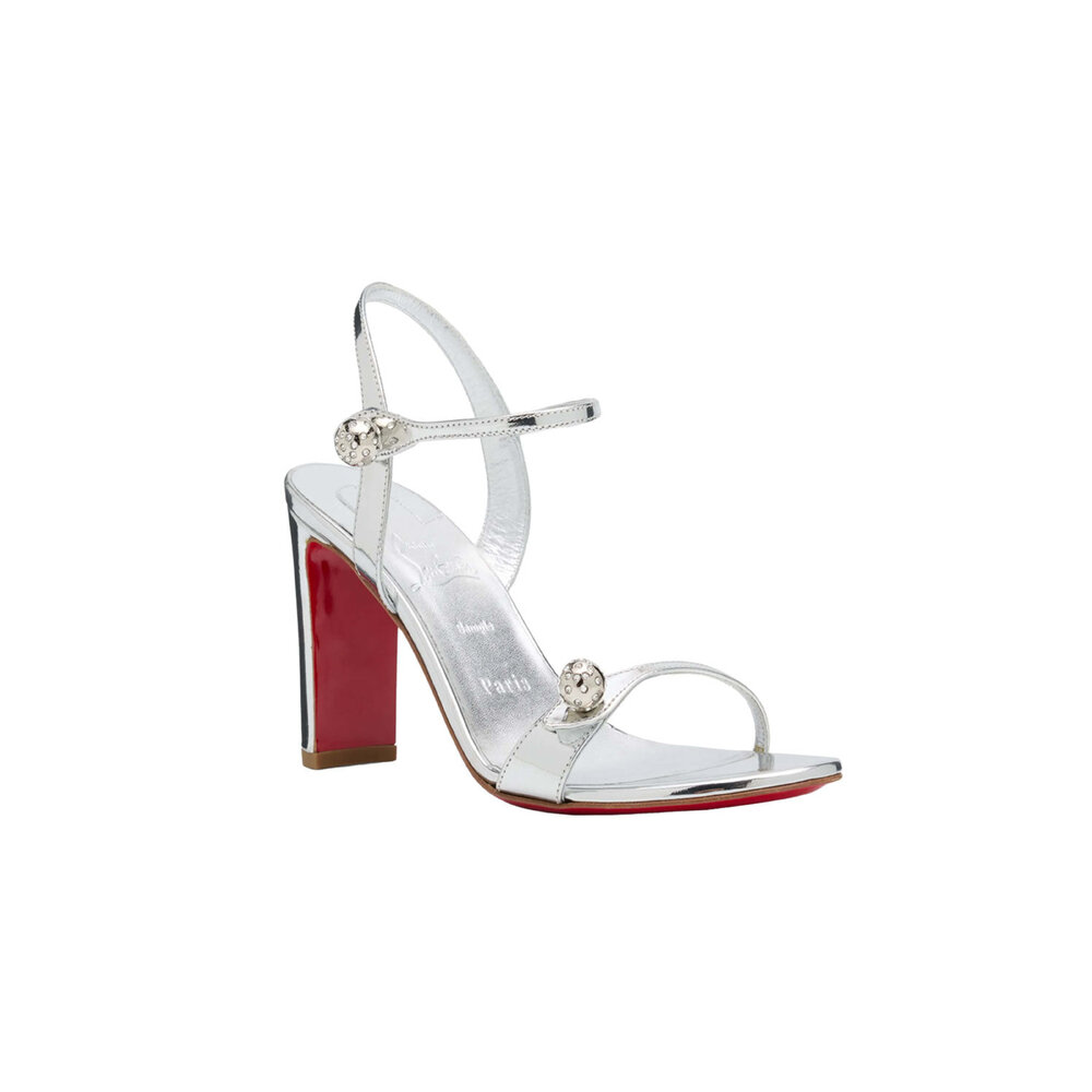 Christian Louboutin - Atmospheria Metallic Sphere Sandal